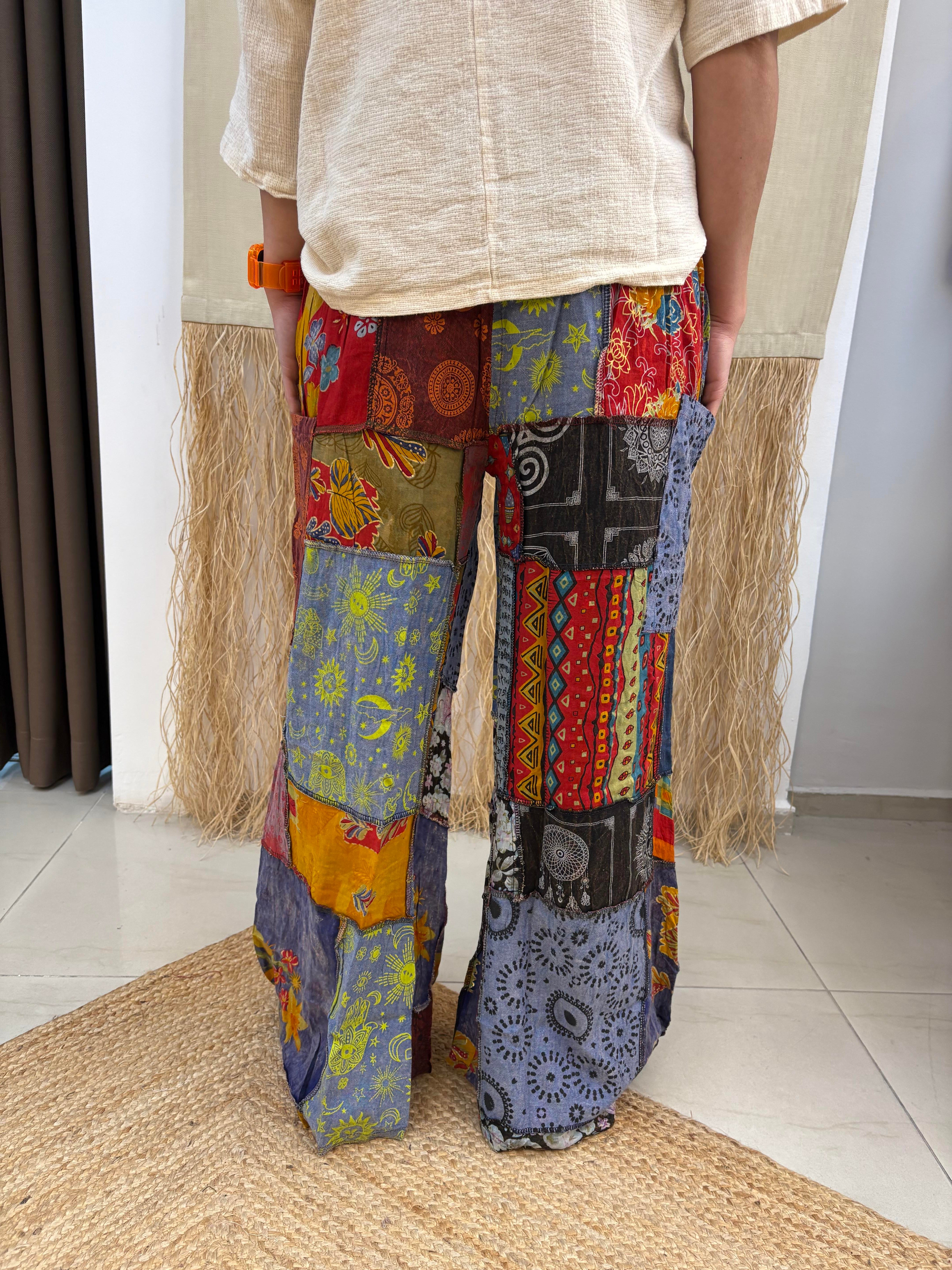 Nepal Patchwork Pantolon