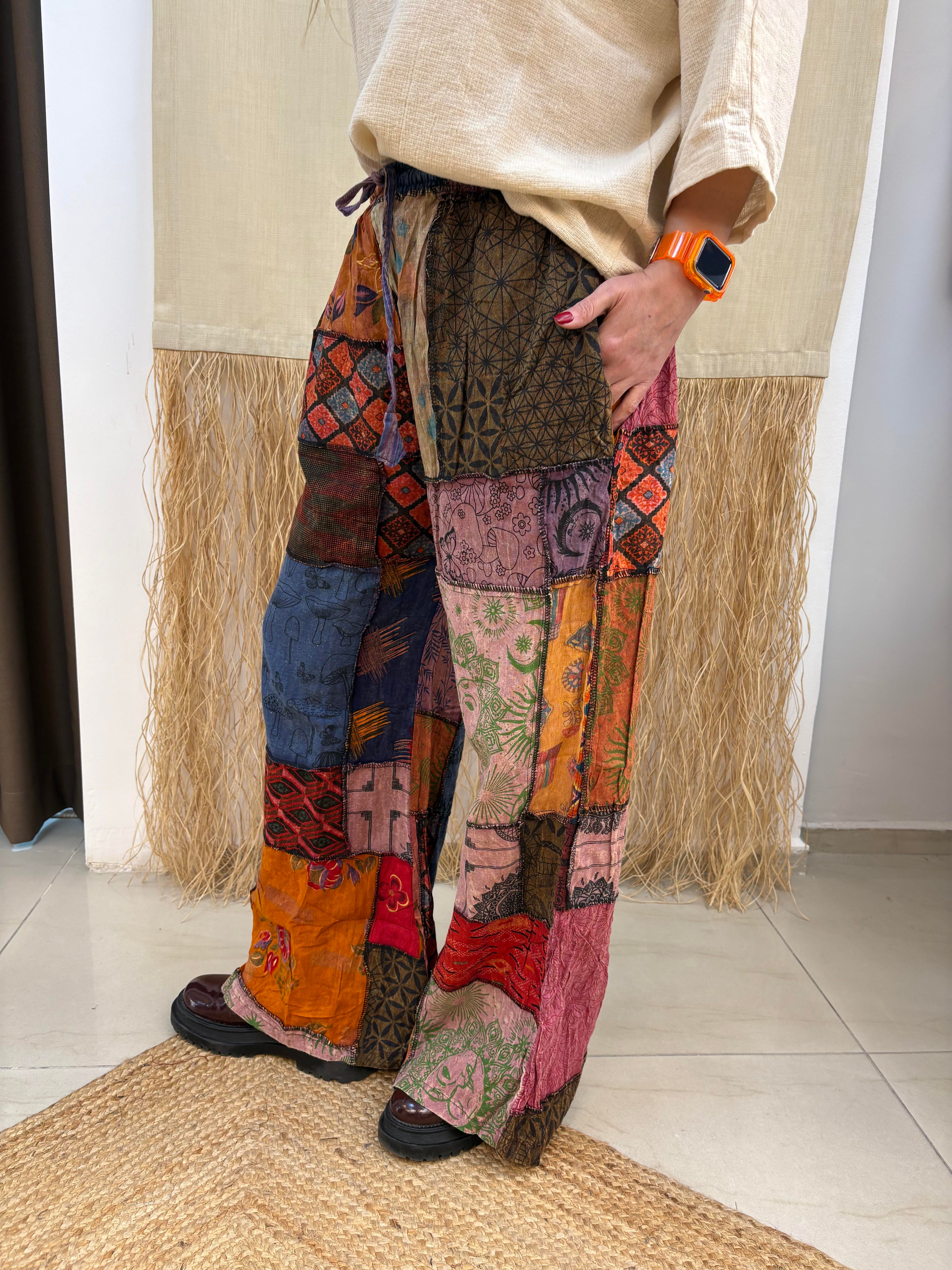 Nepal Patchwork Pantolon
