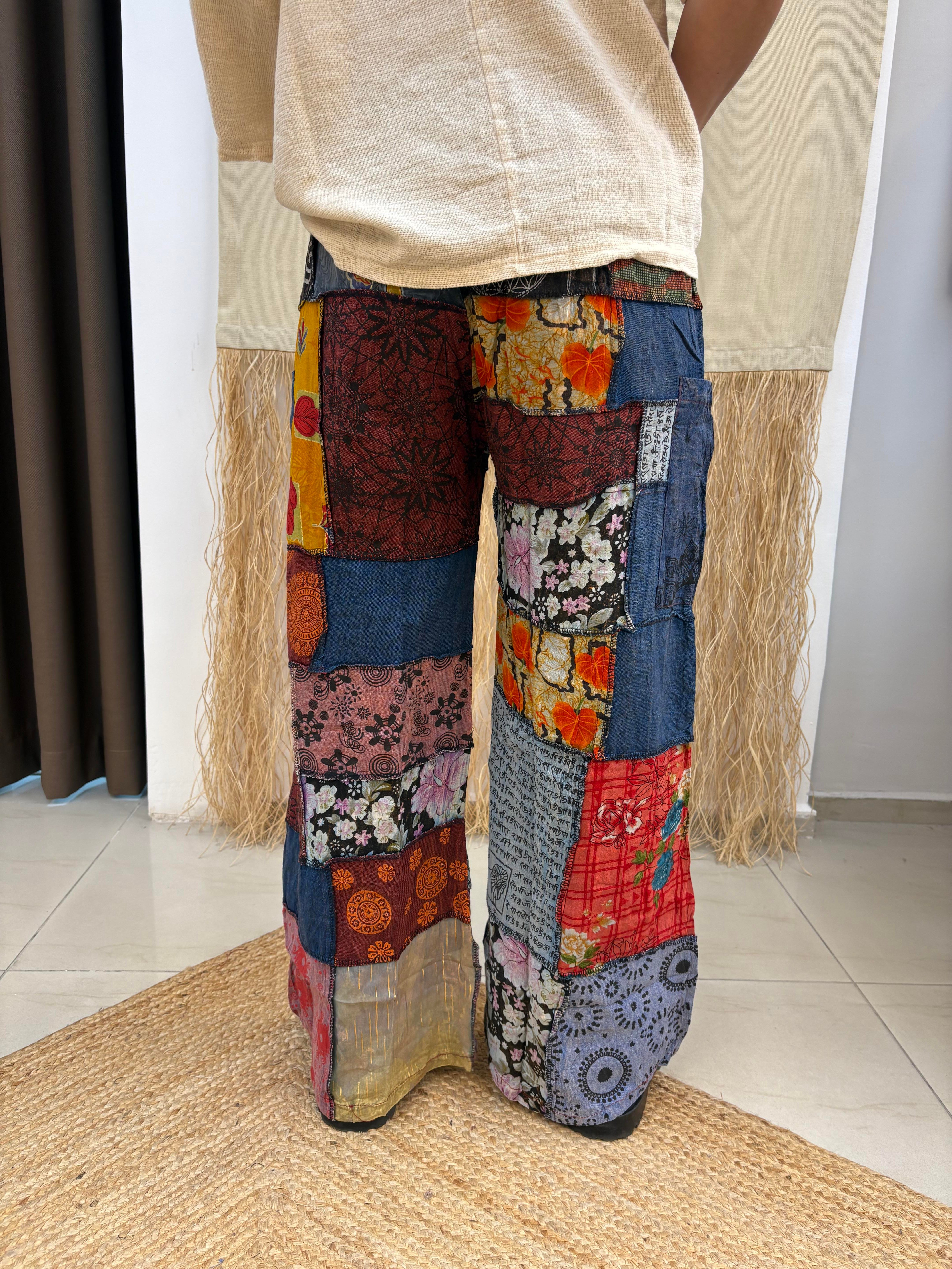 Nepal Patchwork Pantolon