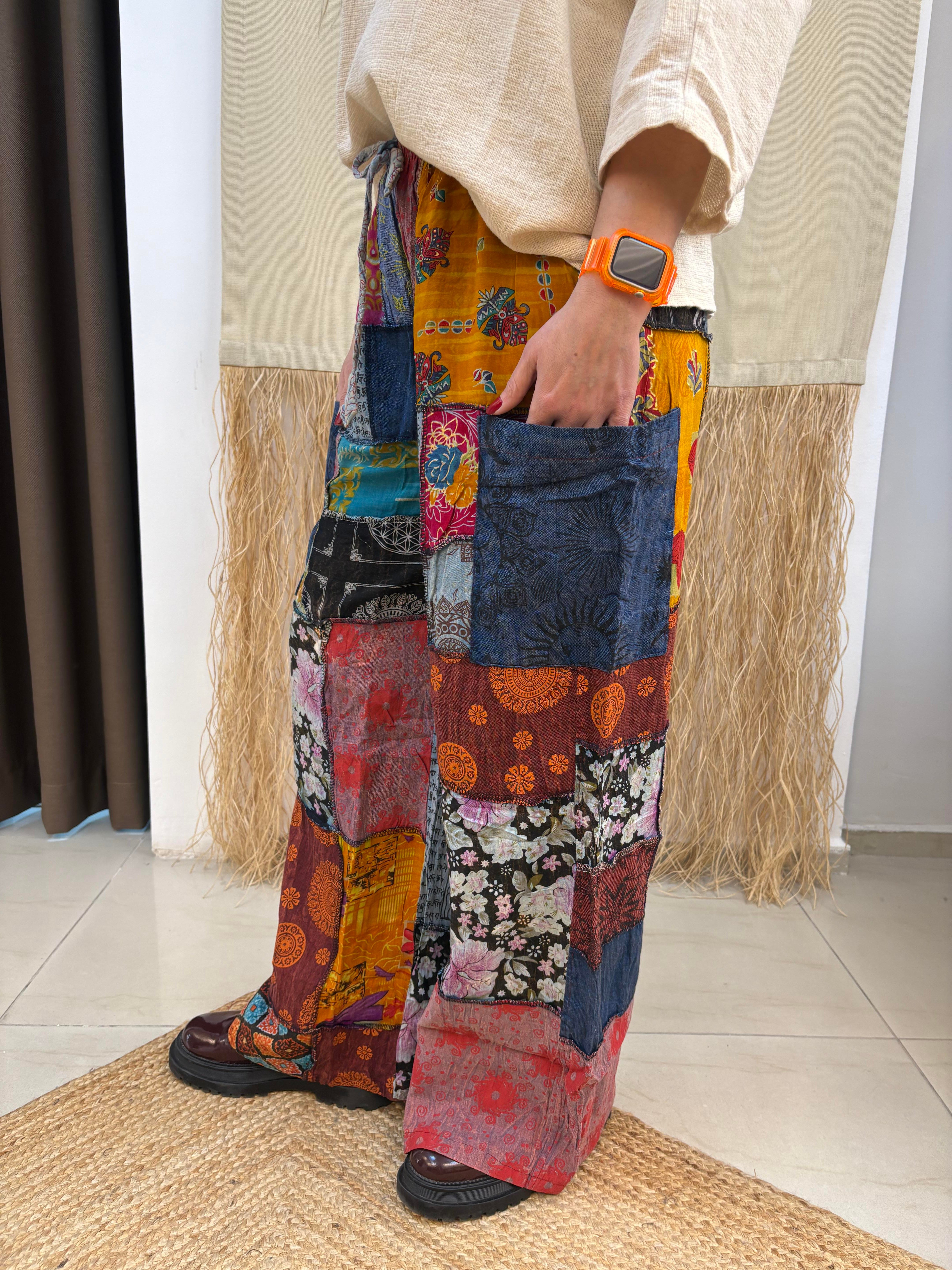 Nepal Patchwork Pantolon