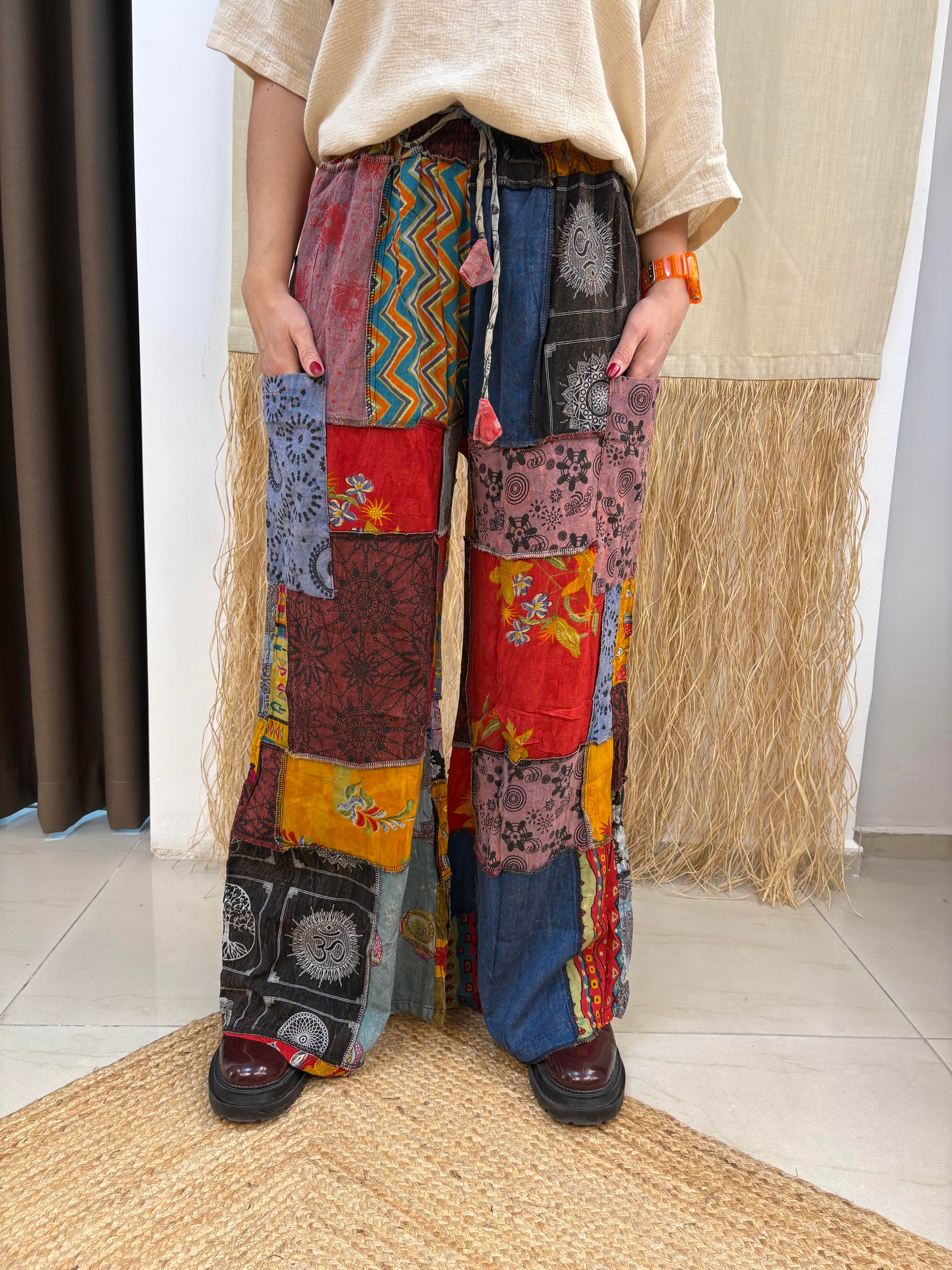Nepal Patchwork Pantolon