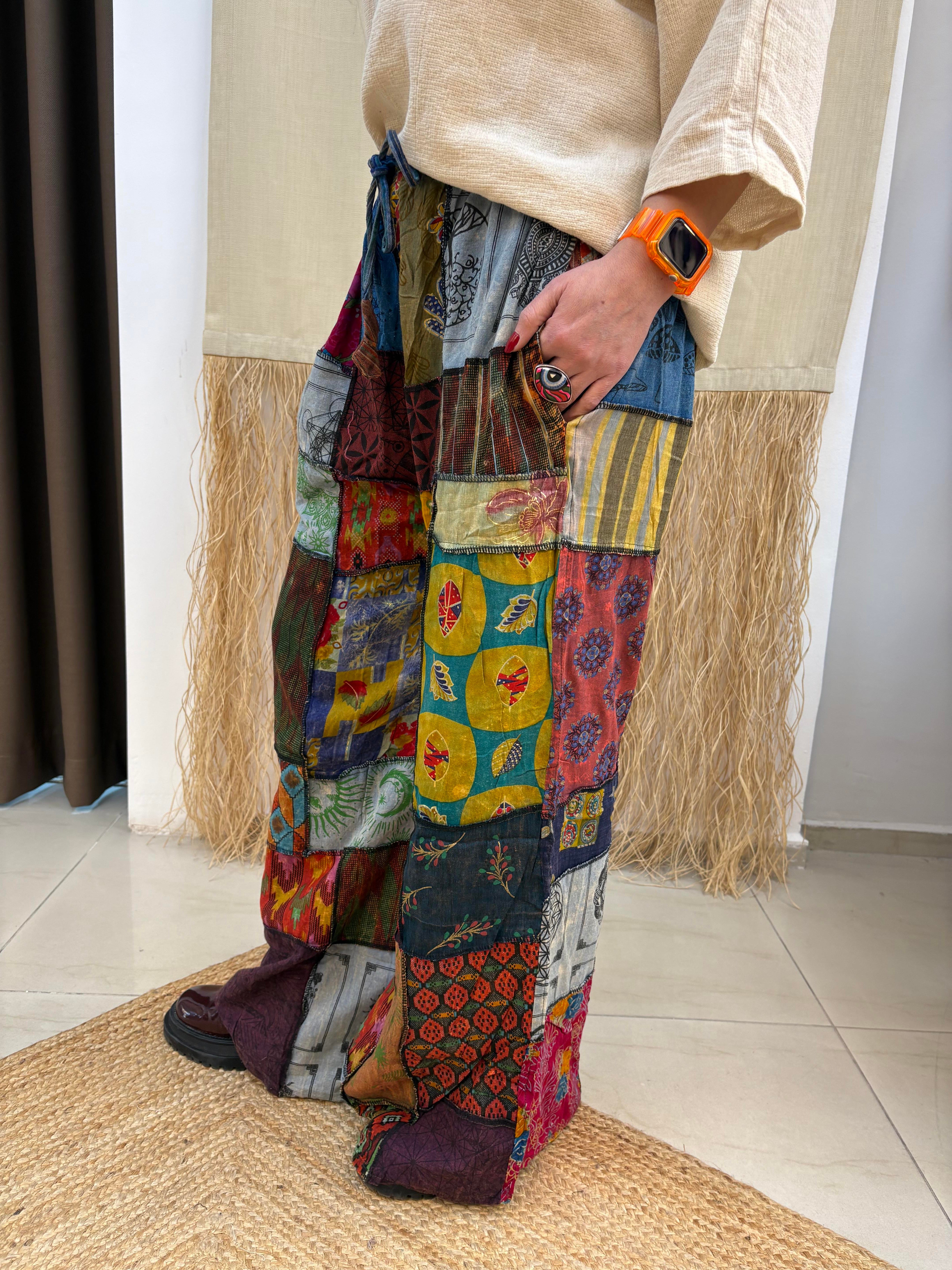 Nepal Patchwork Pantolon