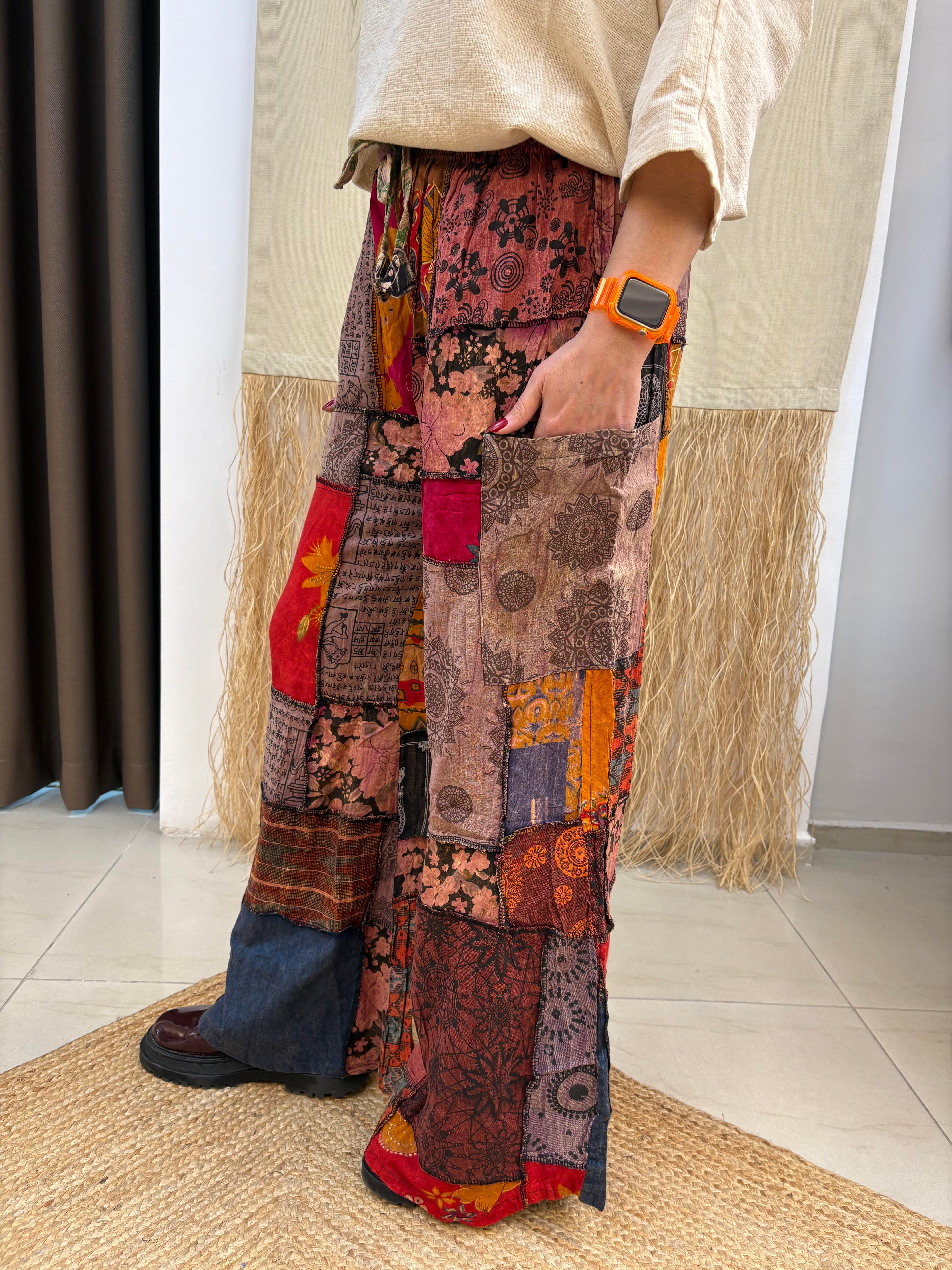 Nepal Patchwork Pantolon