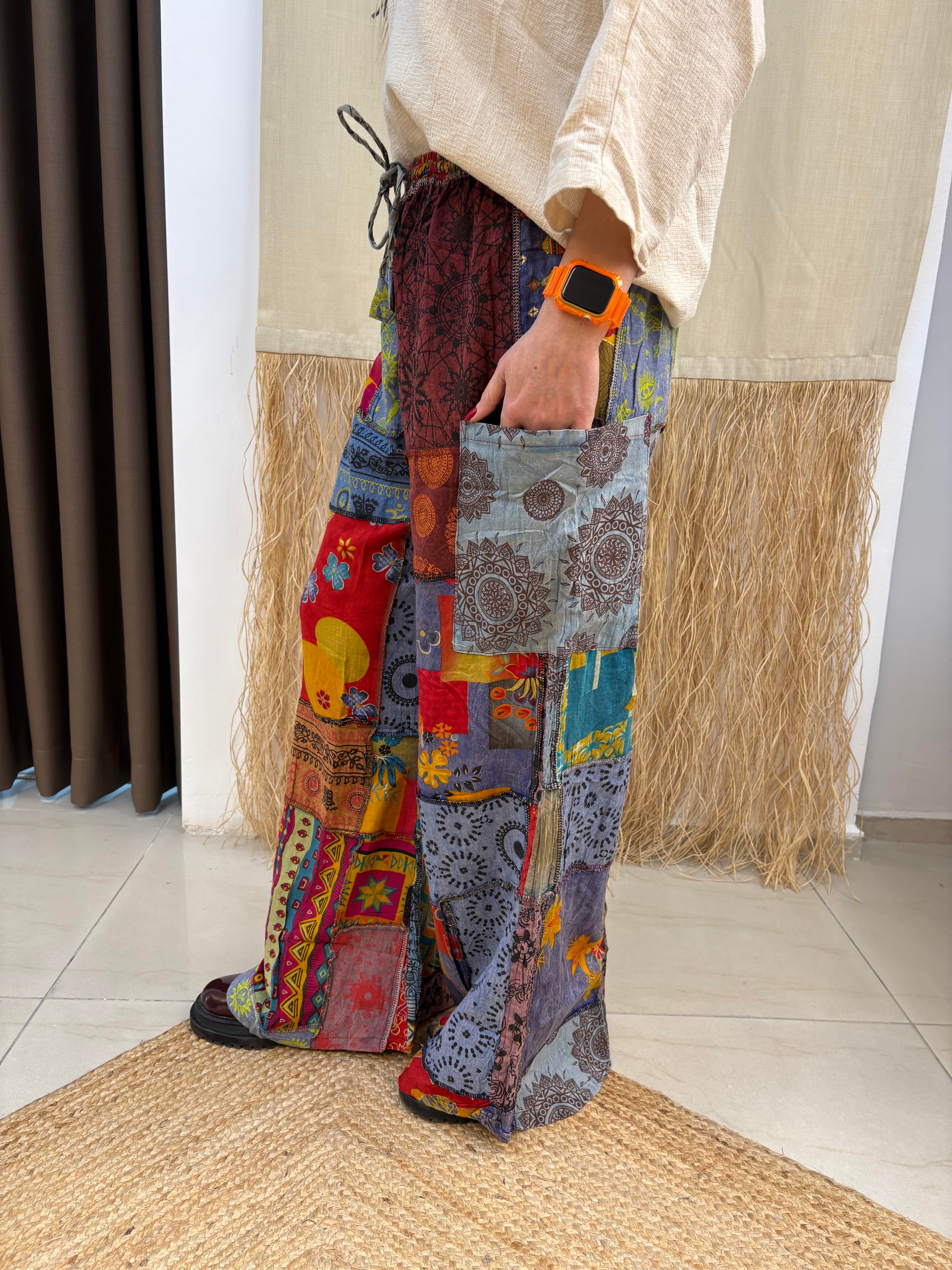 Nepal Patchwork Pantolon