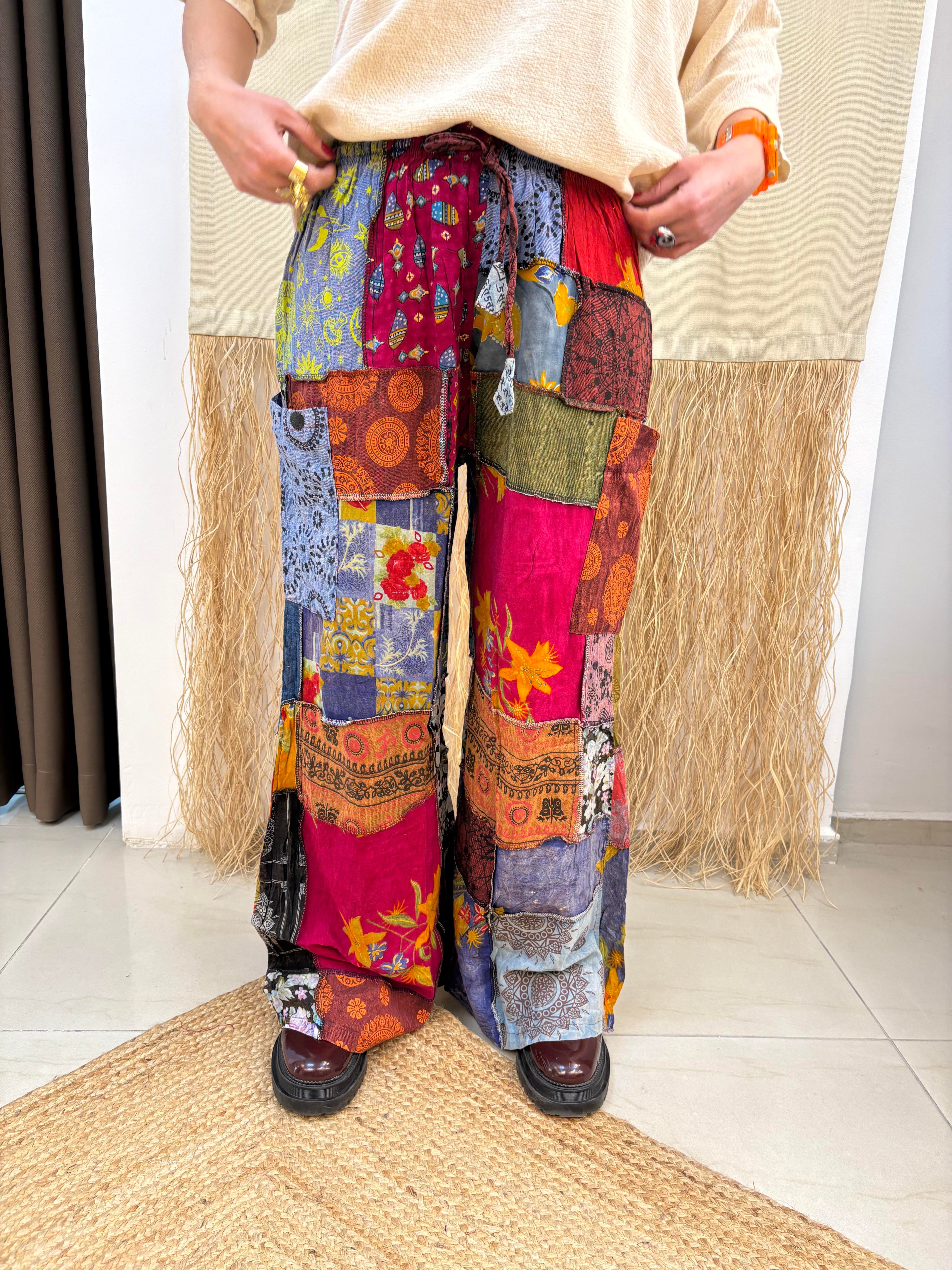 Nepal Patchwork Pantolon