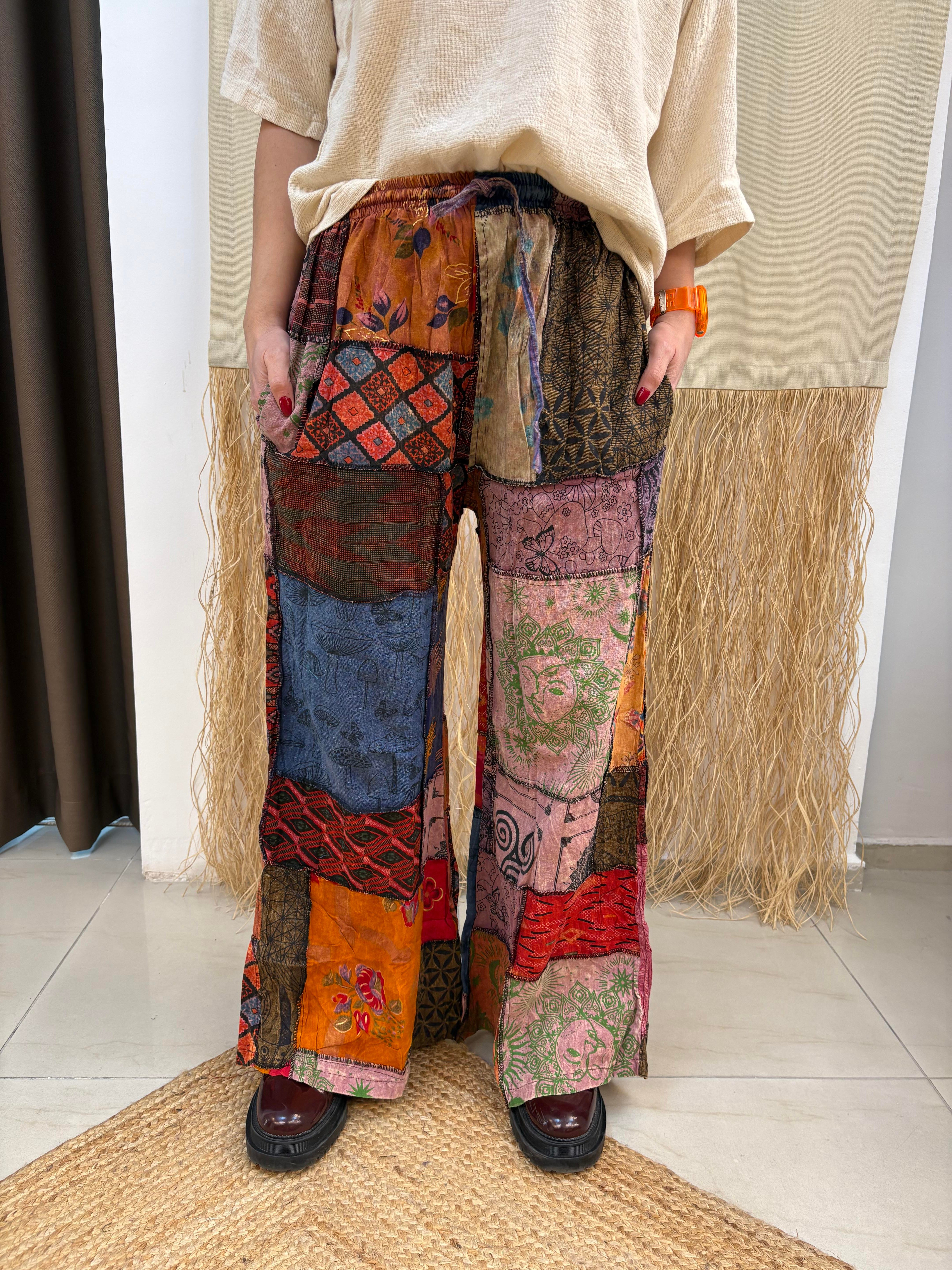 Nepal Patchwork Pantolon