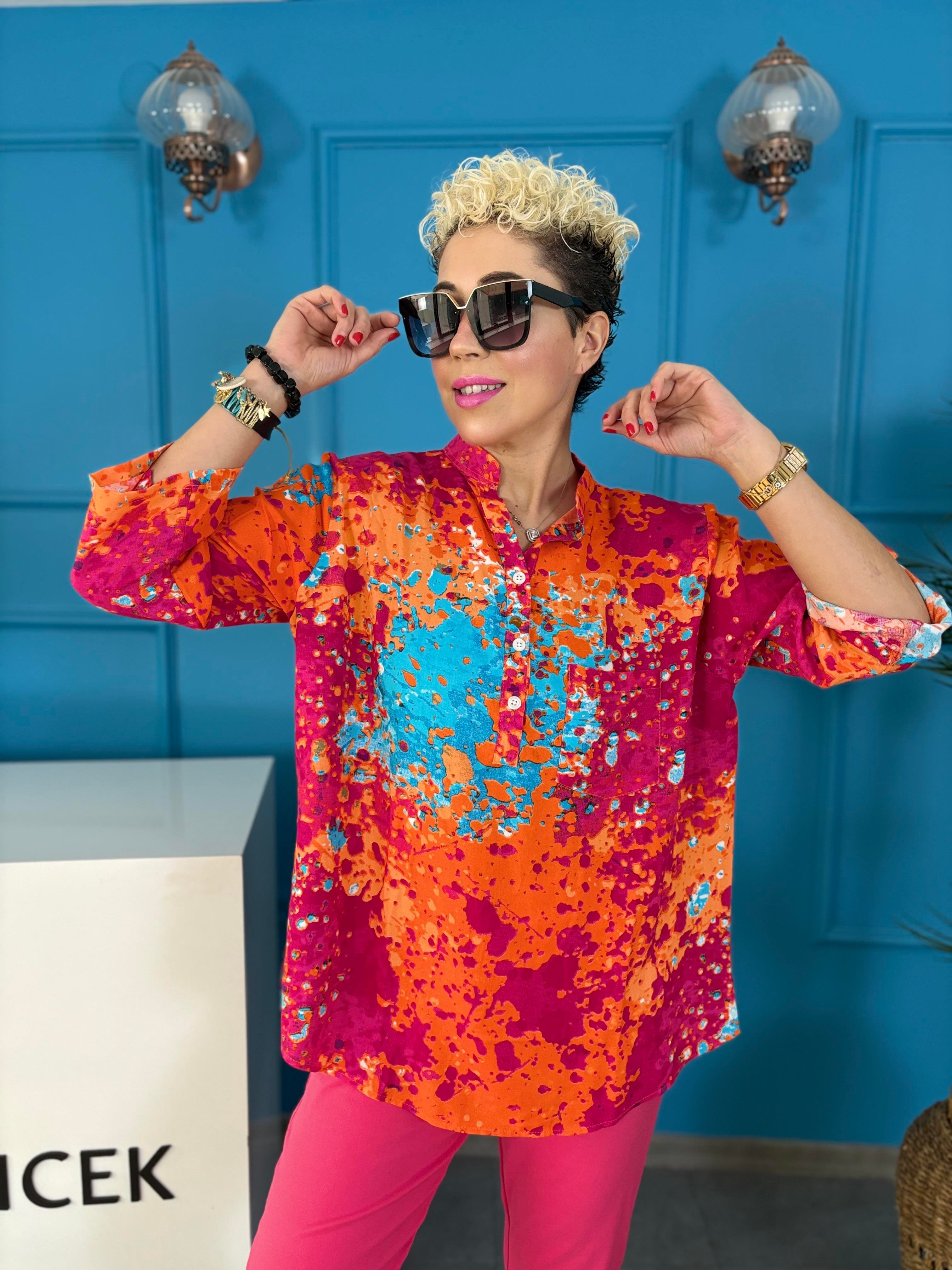 Pamuk Viskon Gömlek 2