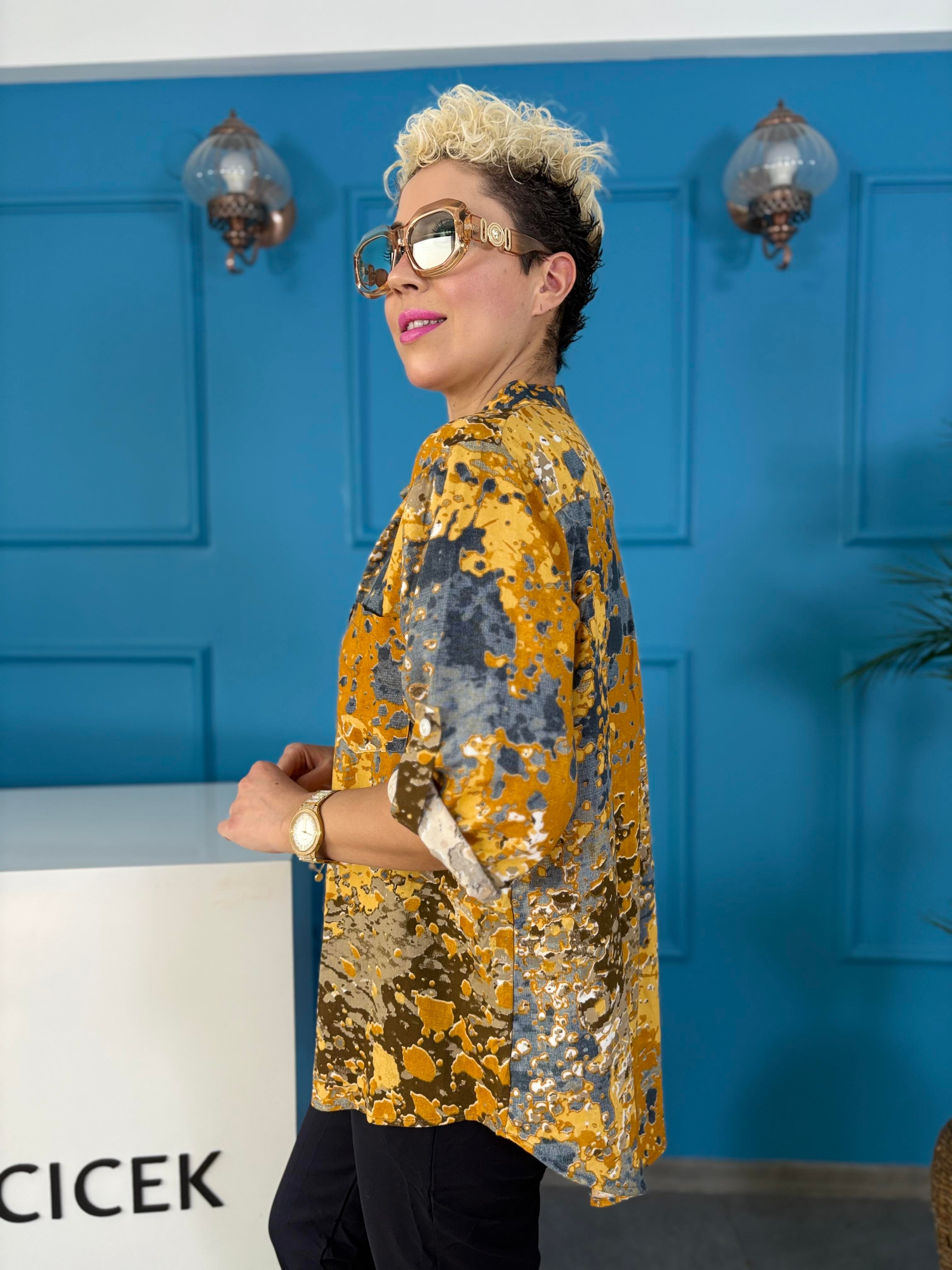 Pamuk Viskon Gömlek 7