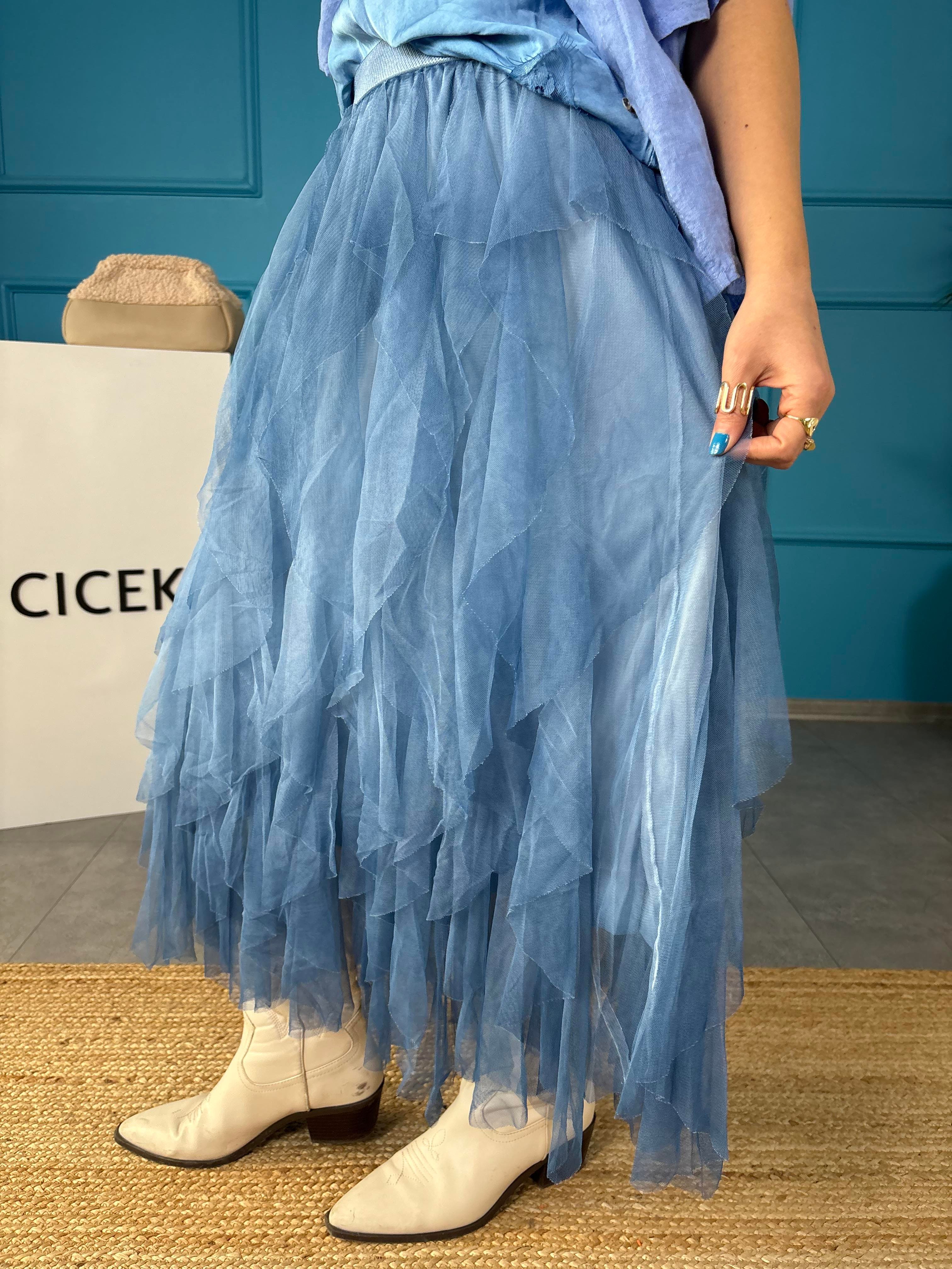 Tütü Mavi Etek