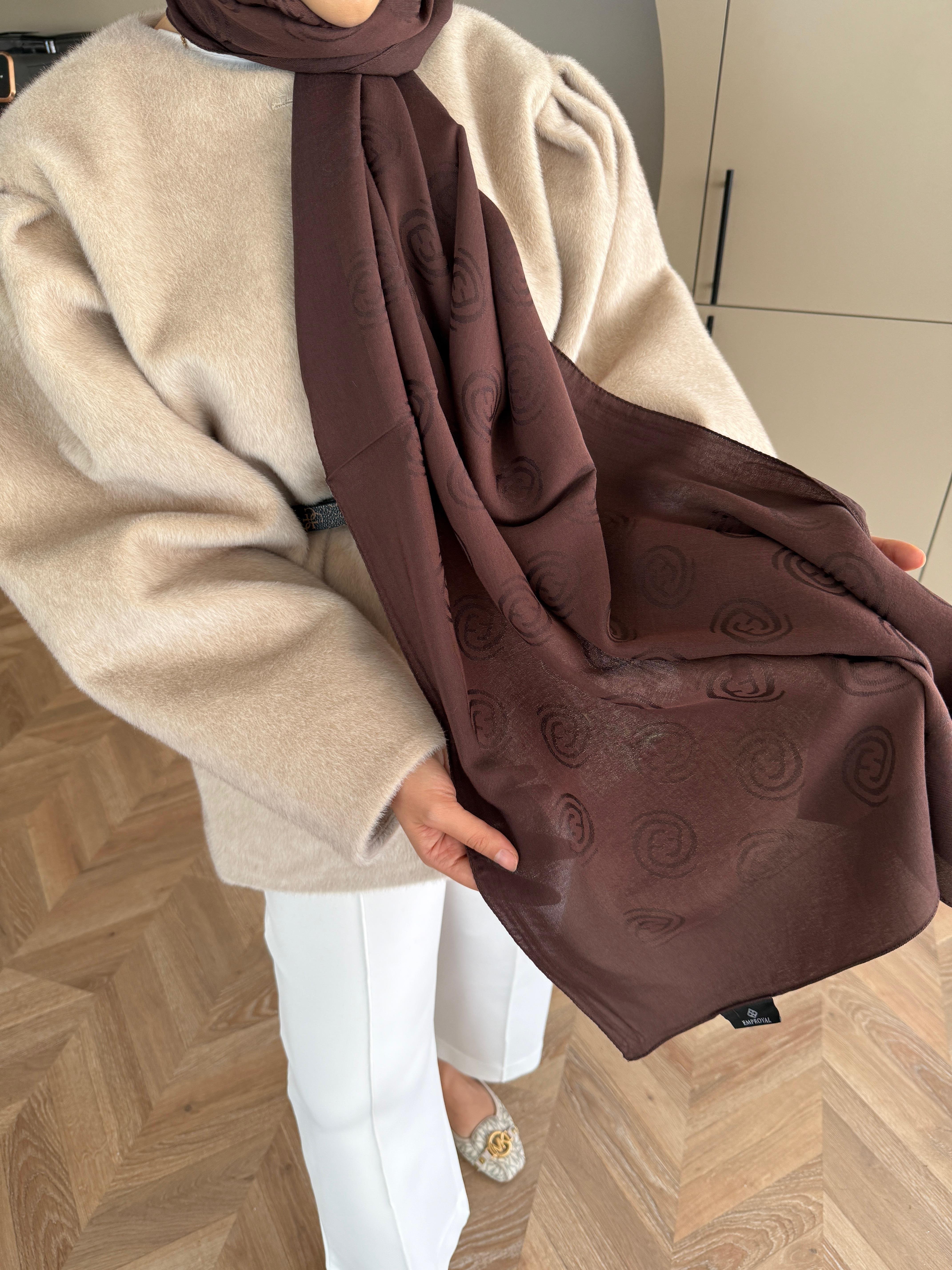 Acı Kahve E Desen Naia Şal 