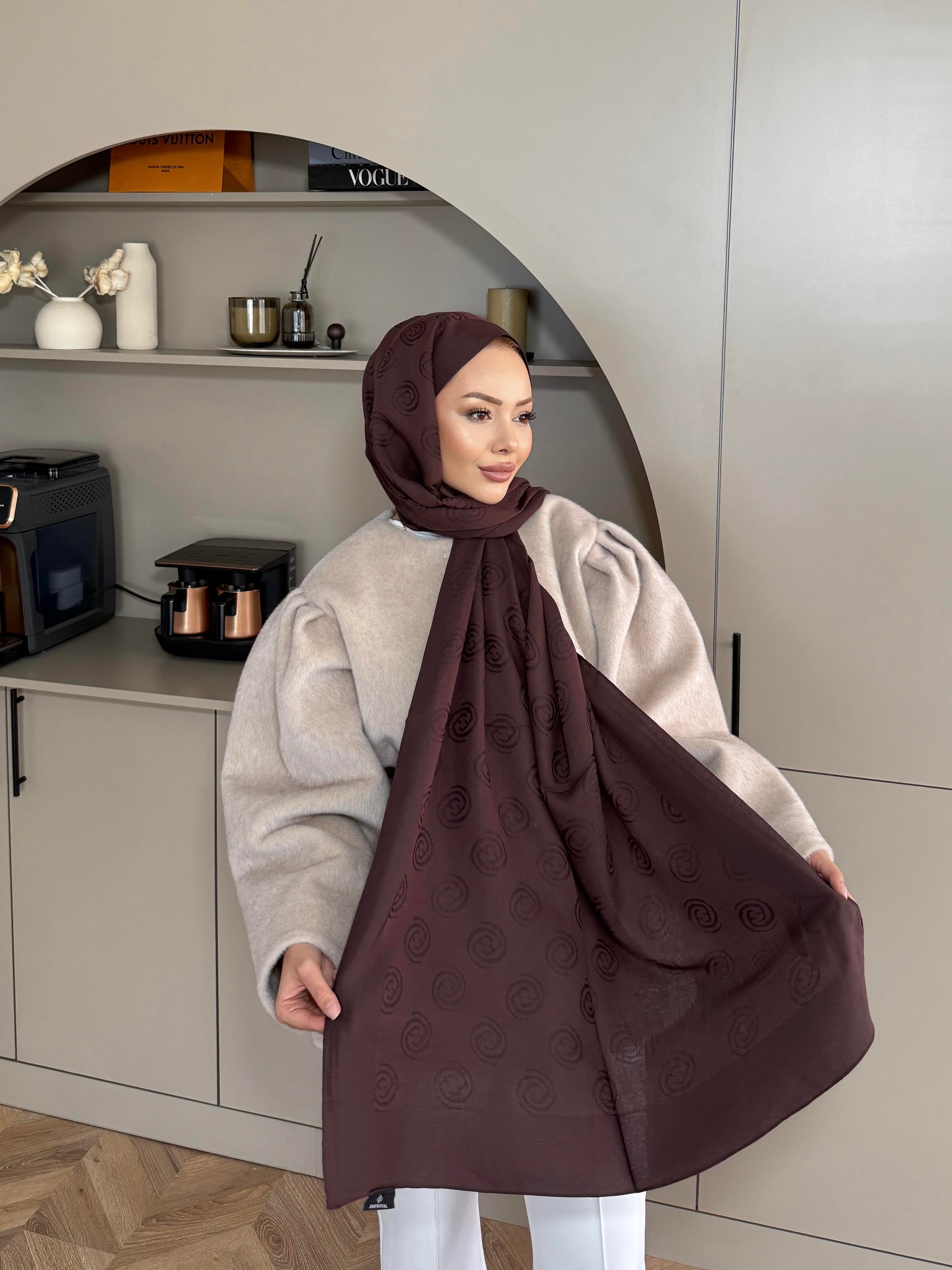 Acı Kahve E Desen Naia Şal 