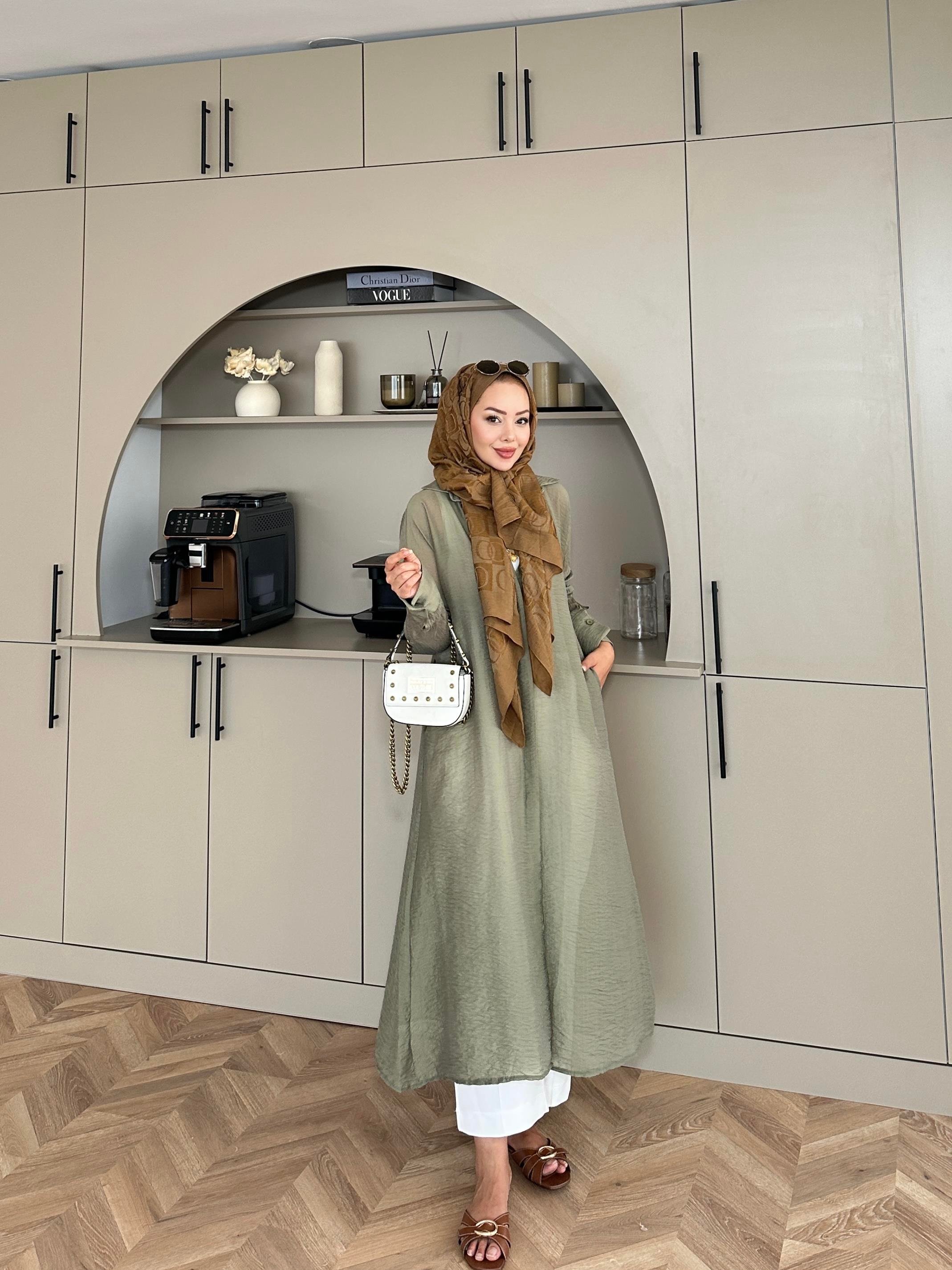 Adel Uzun Gömlek Haki