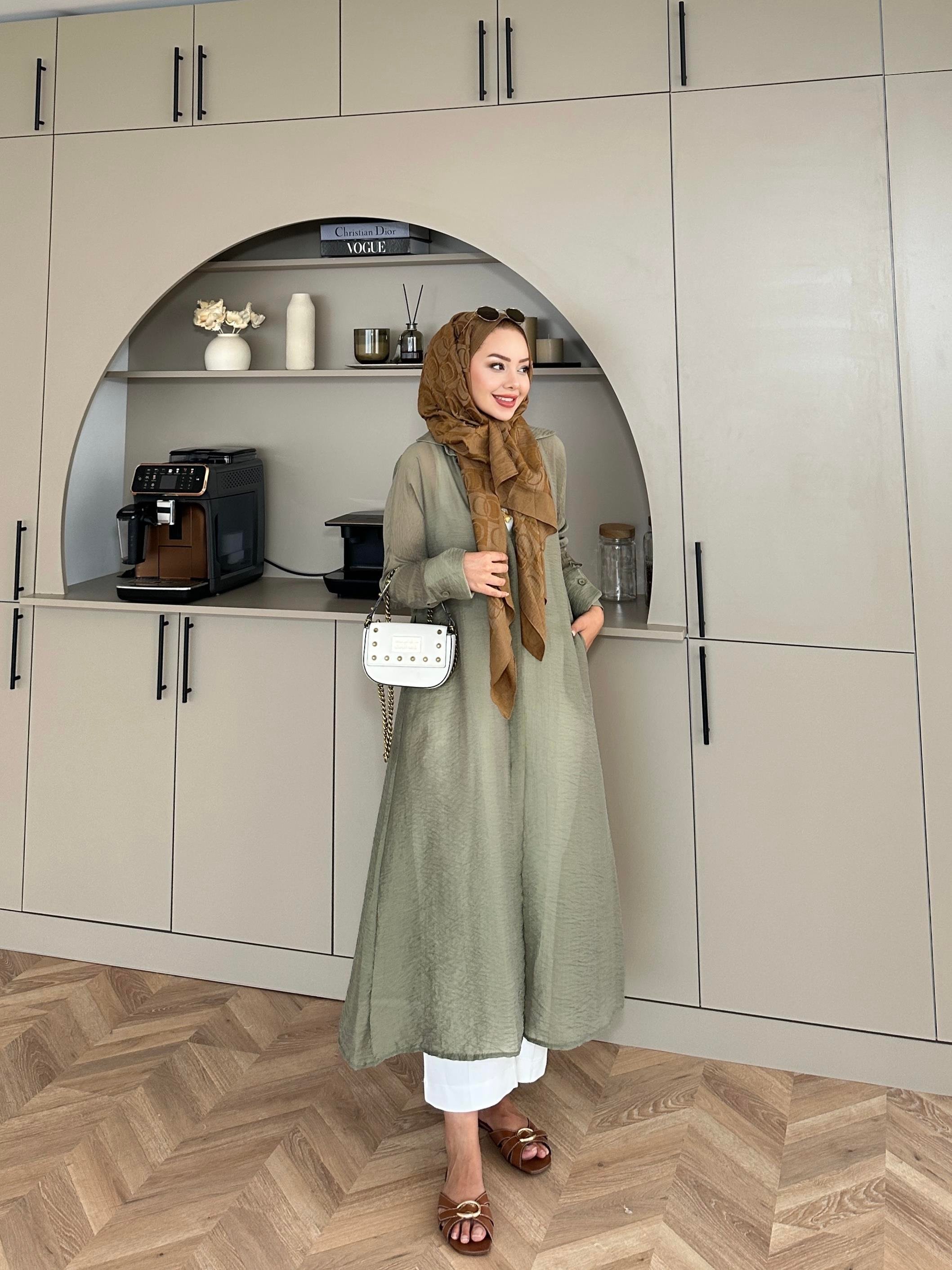 Adel Uzun Gömlek Haki