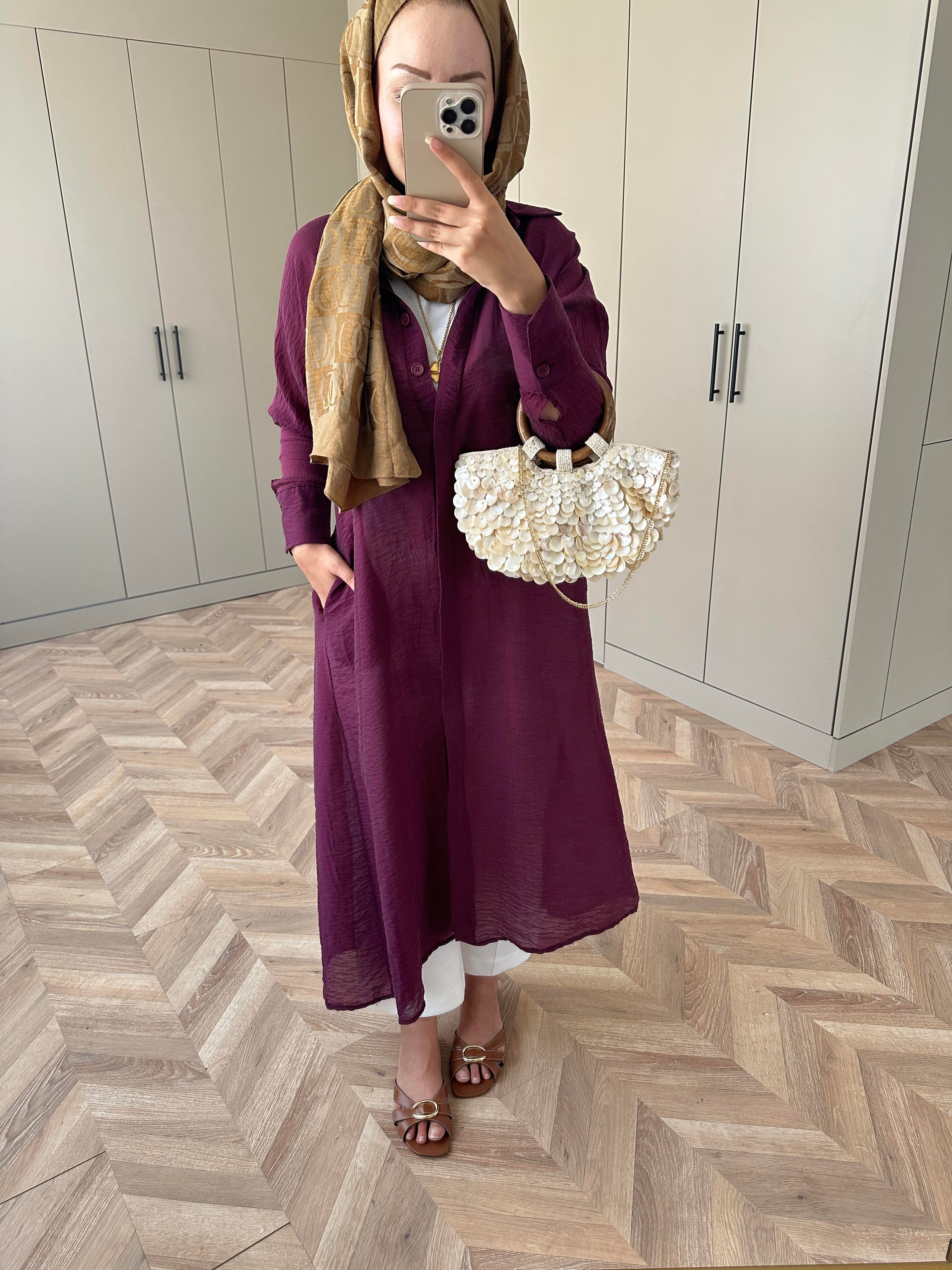 Adel Uzun Gömlek Mürdüm