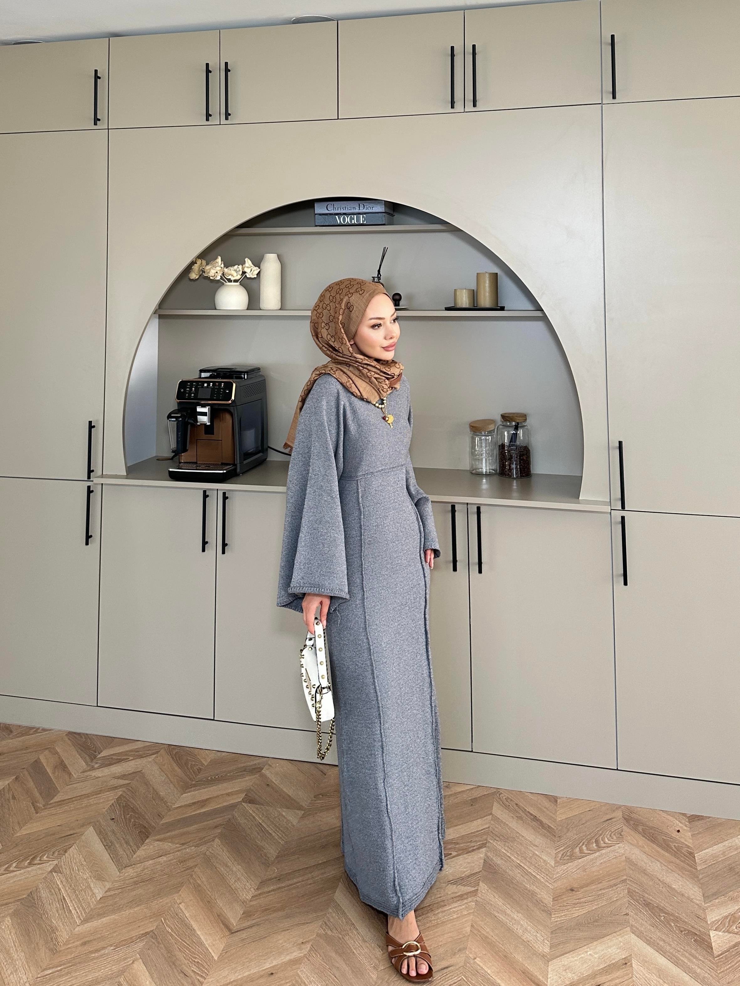 Afra İplik Elbise Antrasit