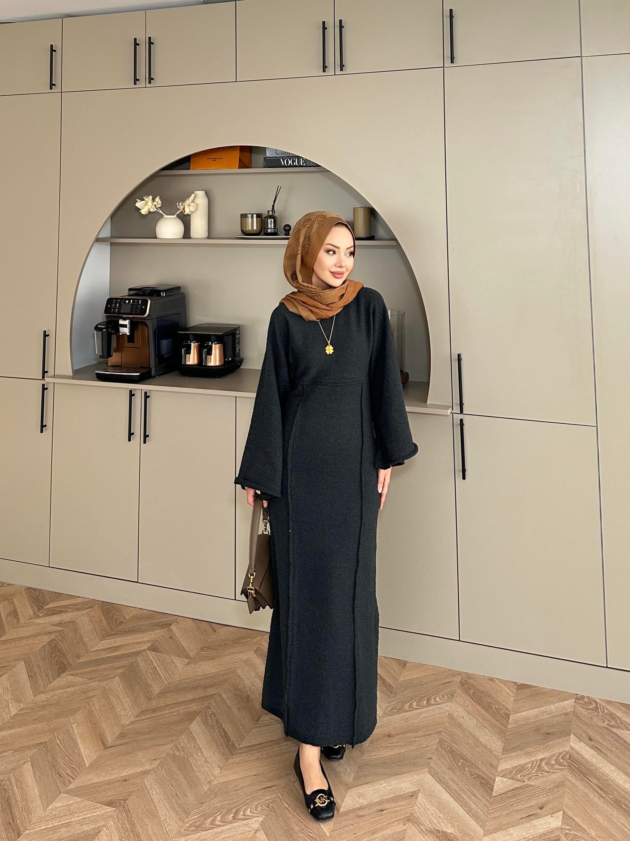 Afra İplik Elbise Antrasit