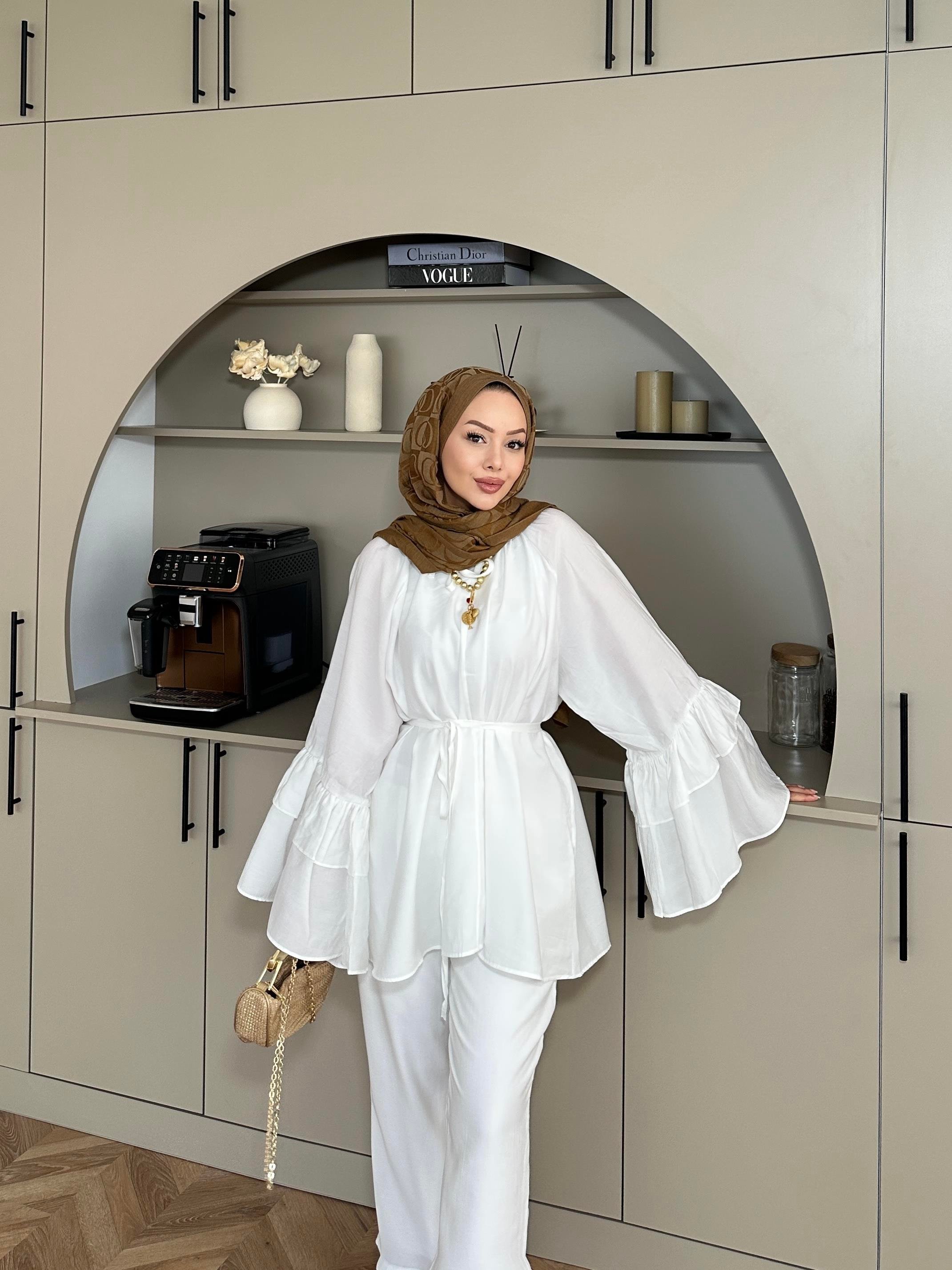 Amaris Pantolonlu Takım Pudra