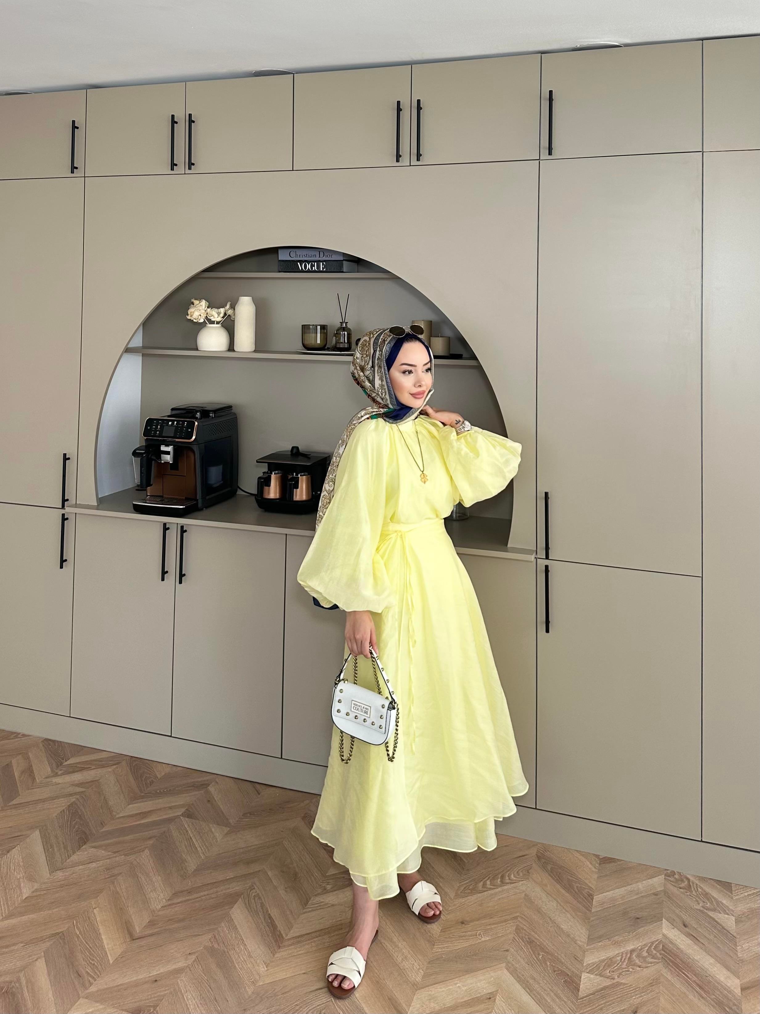 Amelia Etekli Takım Sarı