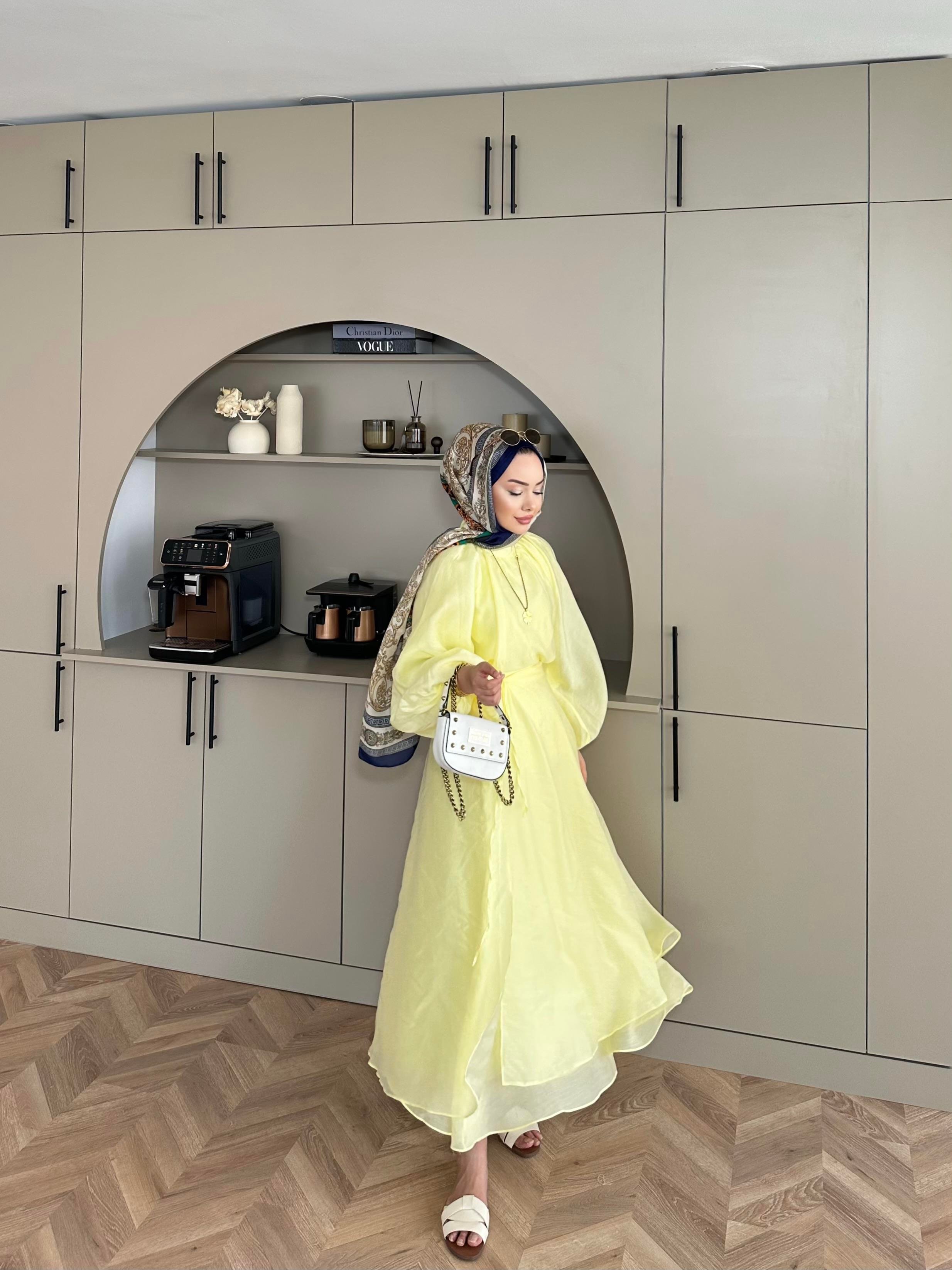 Amelia Etekli Takım Sarı