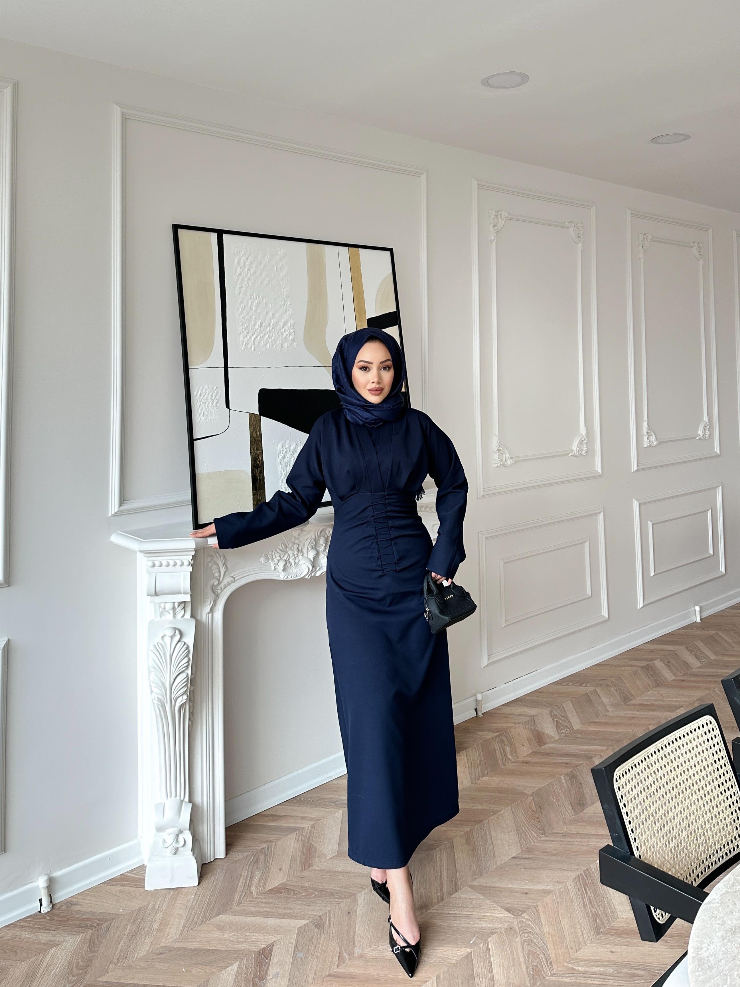 Amour Elbise Lacivert