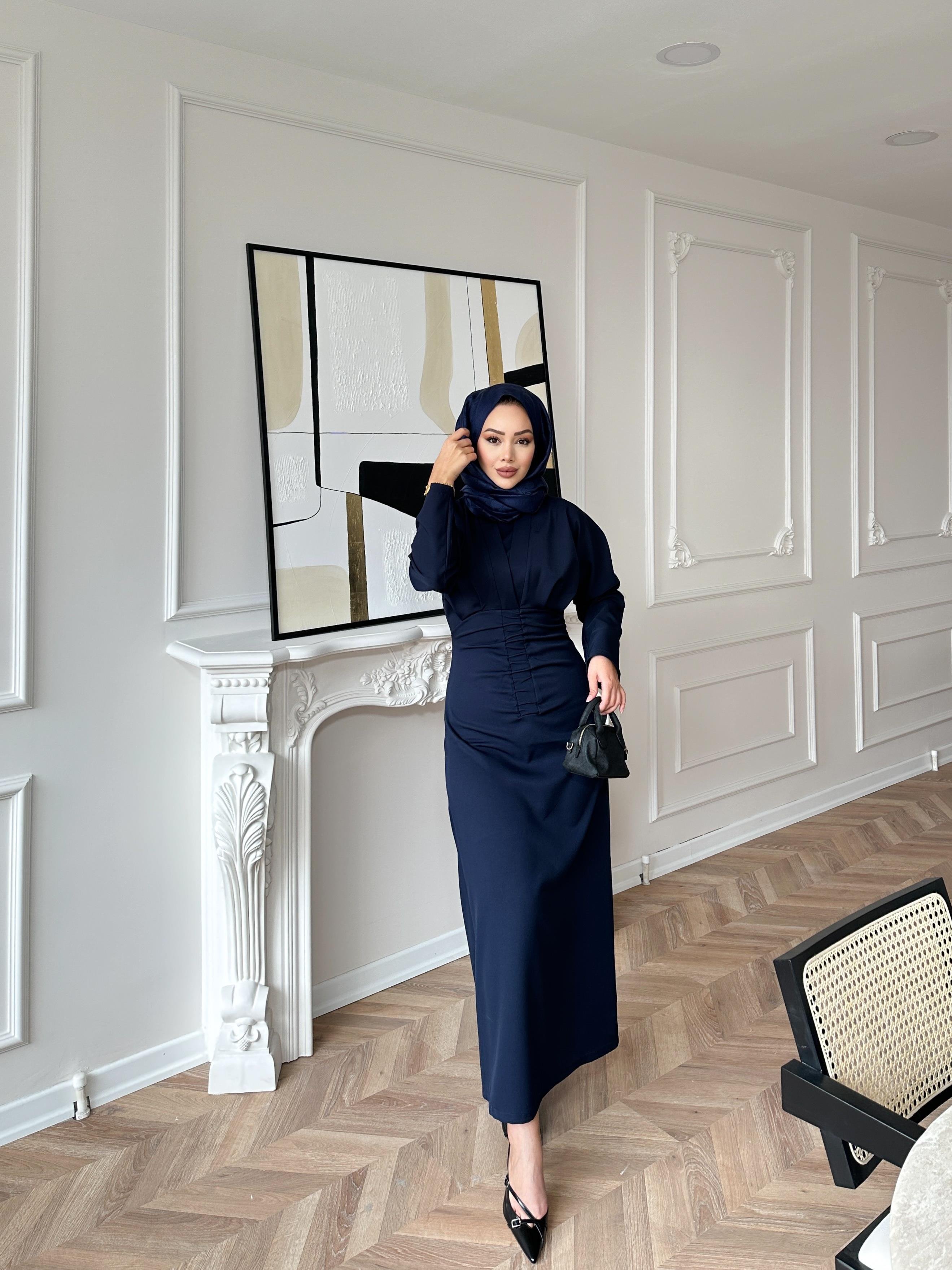 Amour Elbise Lacivert