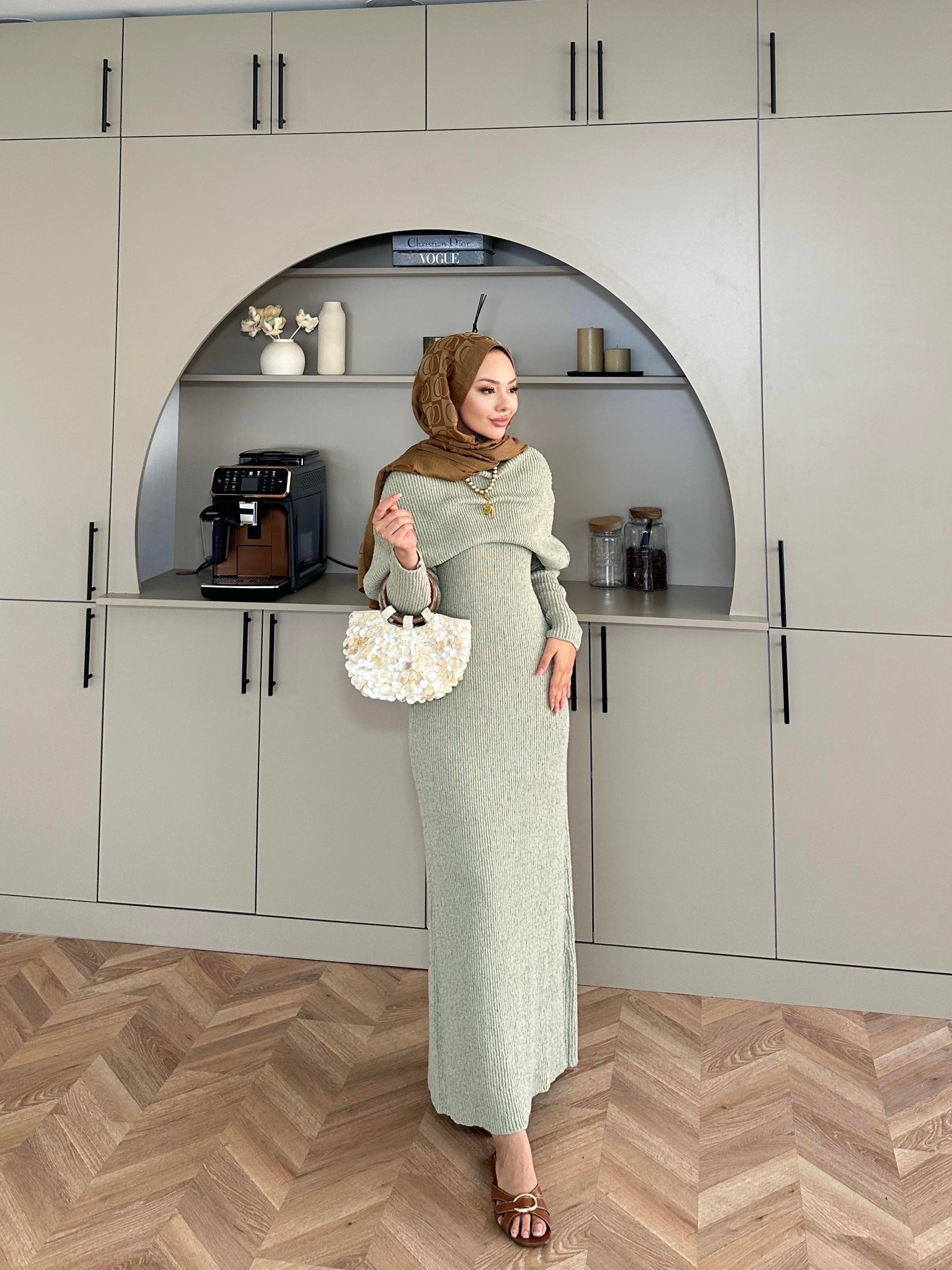 Anisa Triko Elbise Çağla