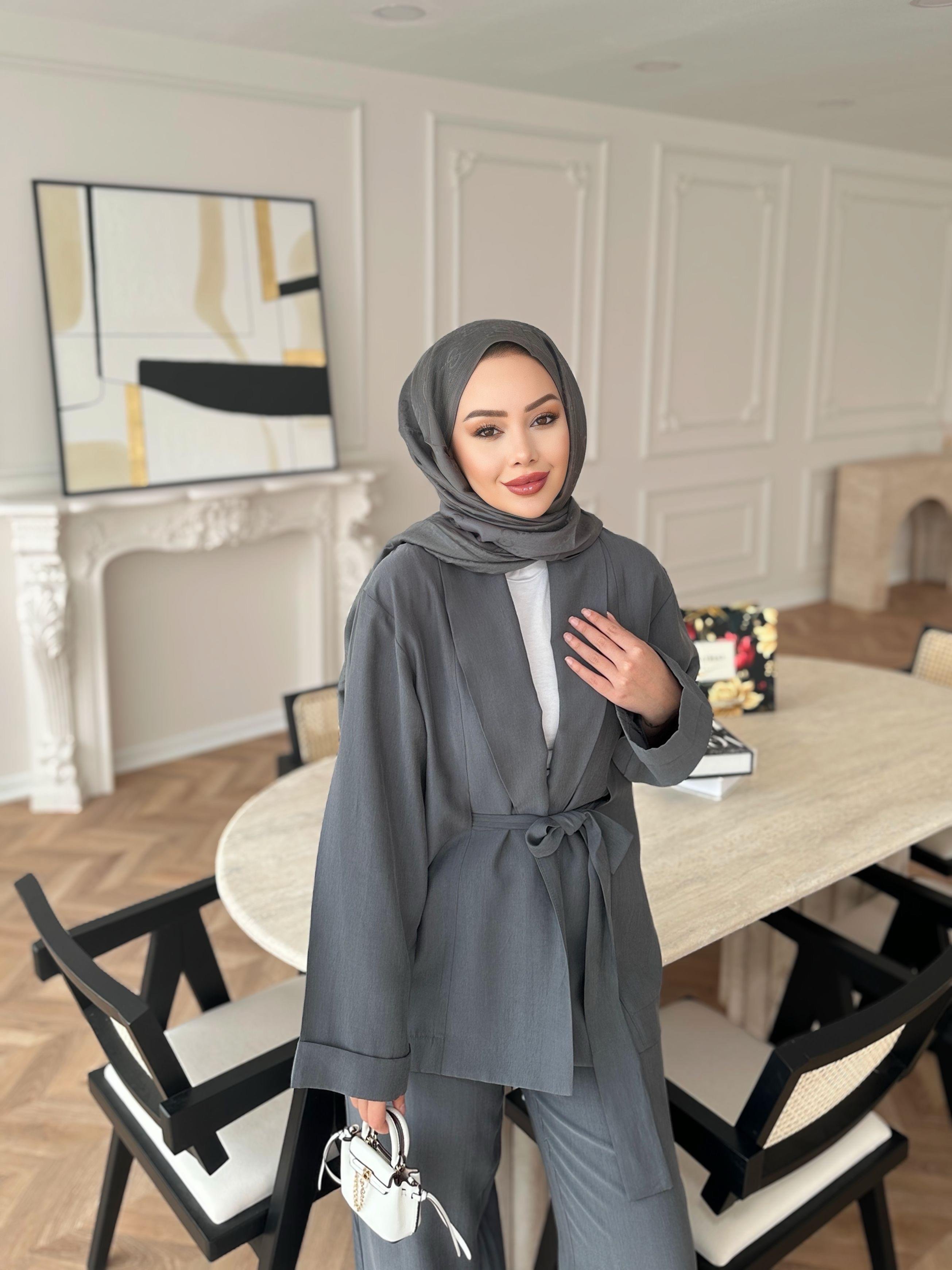 Anlr Pantolonlu Takım Antrasit