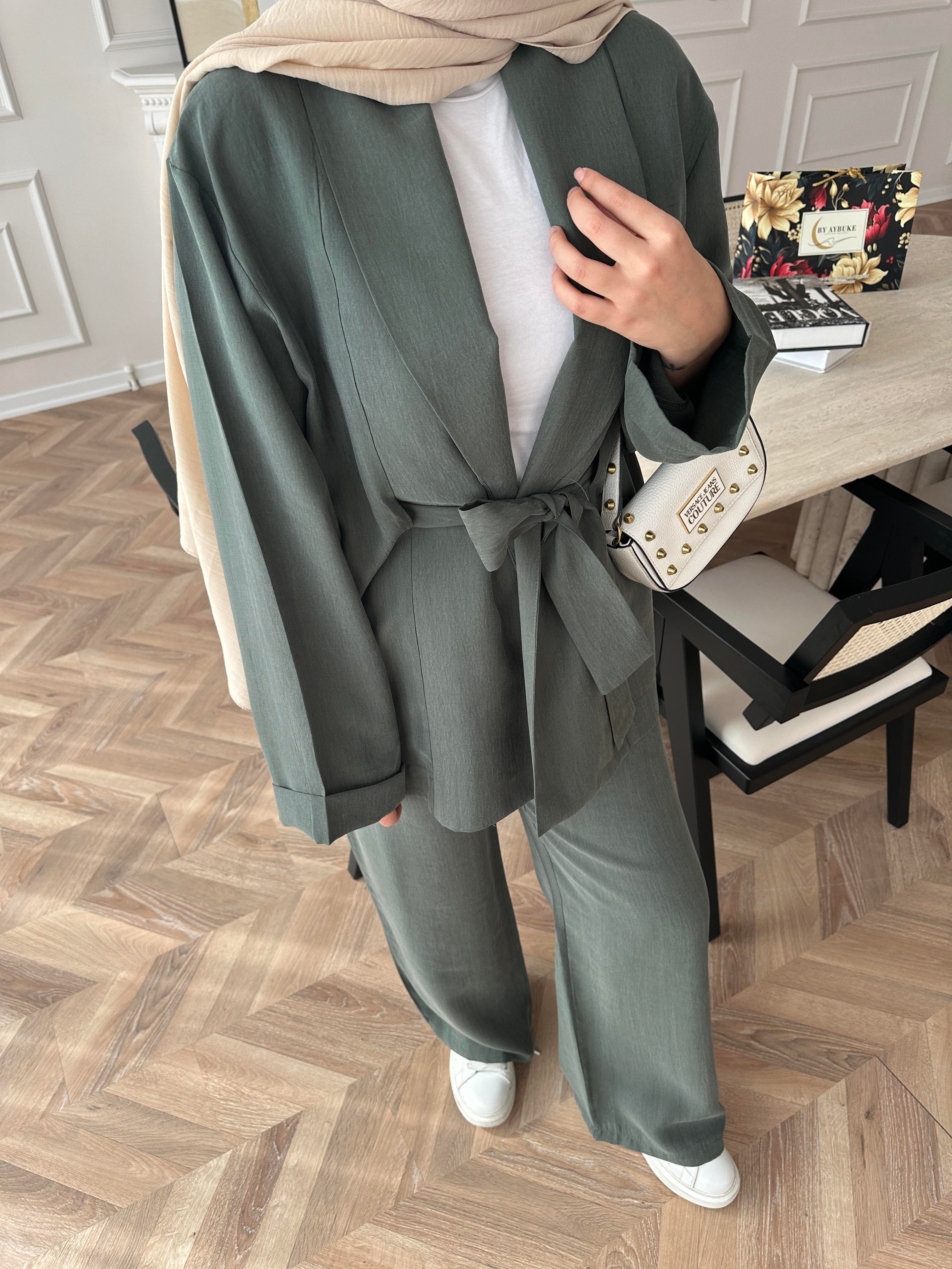 Anor Pantolonlu Takım Haki