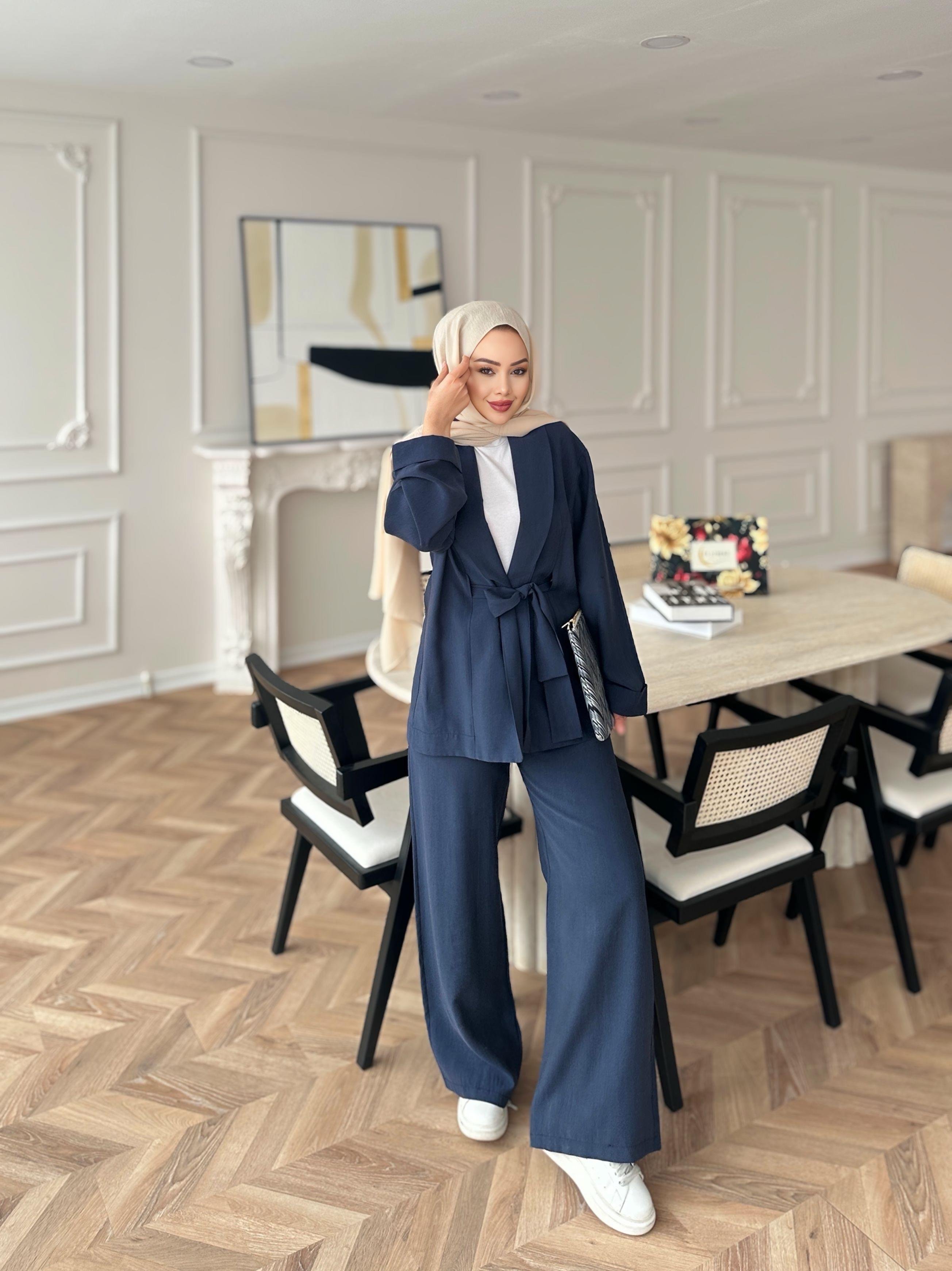 Anor Pantolonlu Takım Lacivert