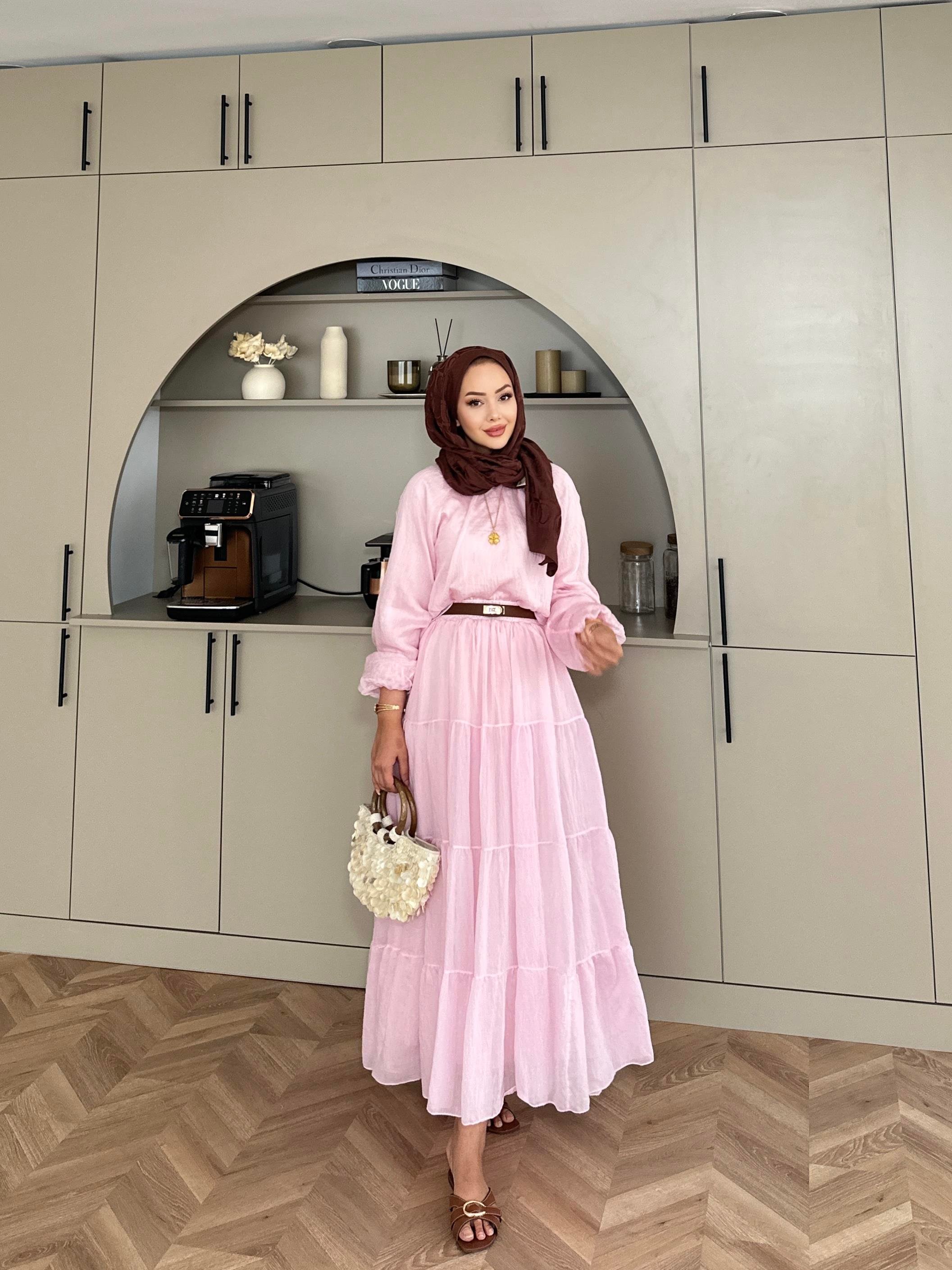 Anya Etekli Takım Pembe