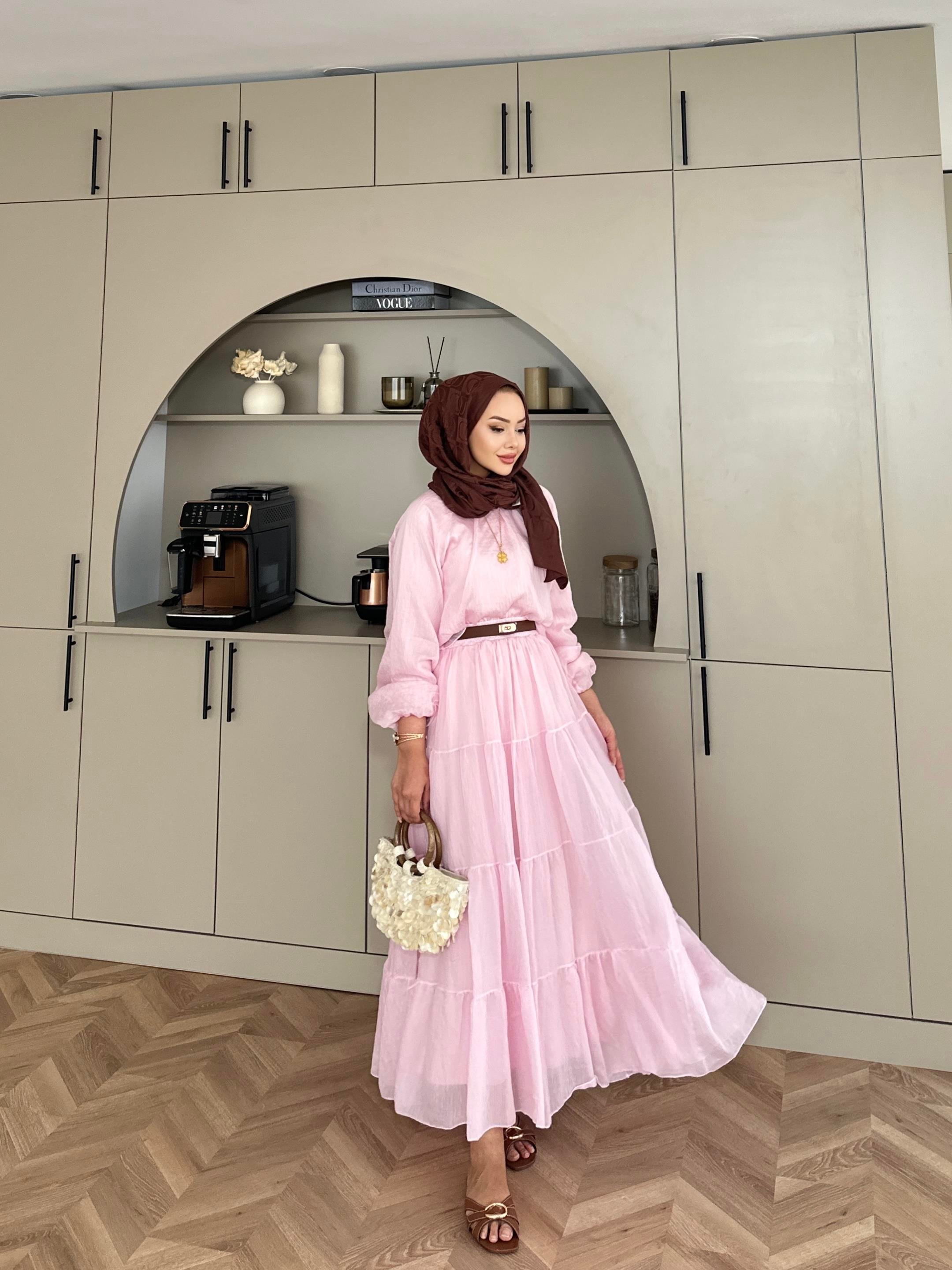 Anya Etekli Takım Pembe