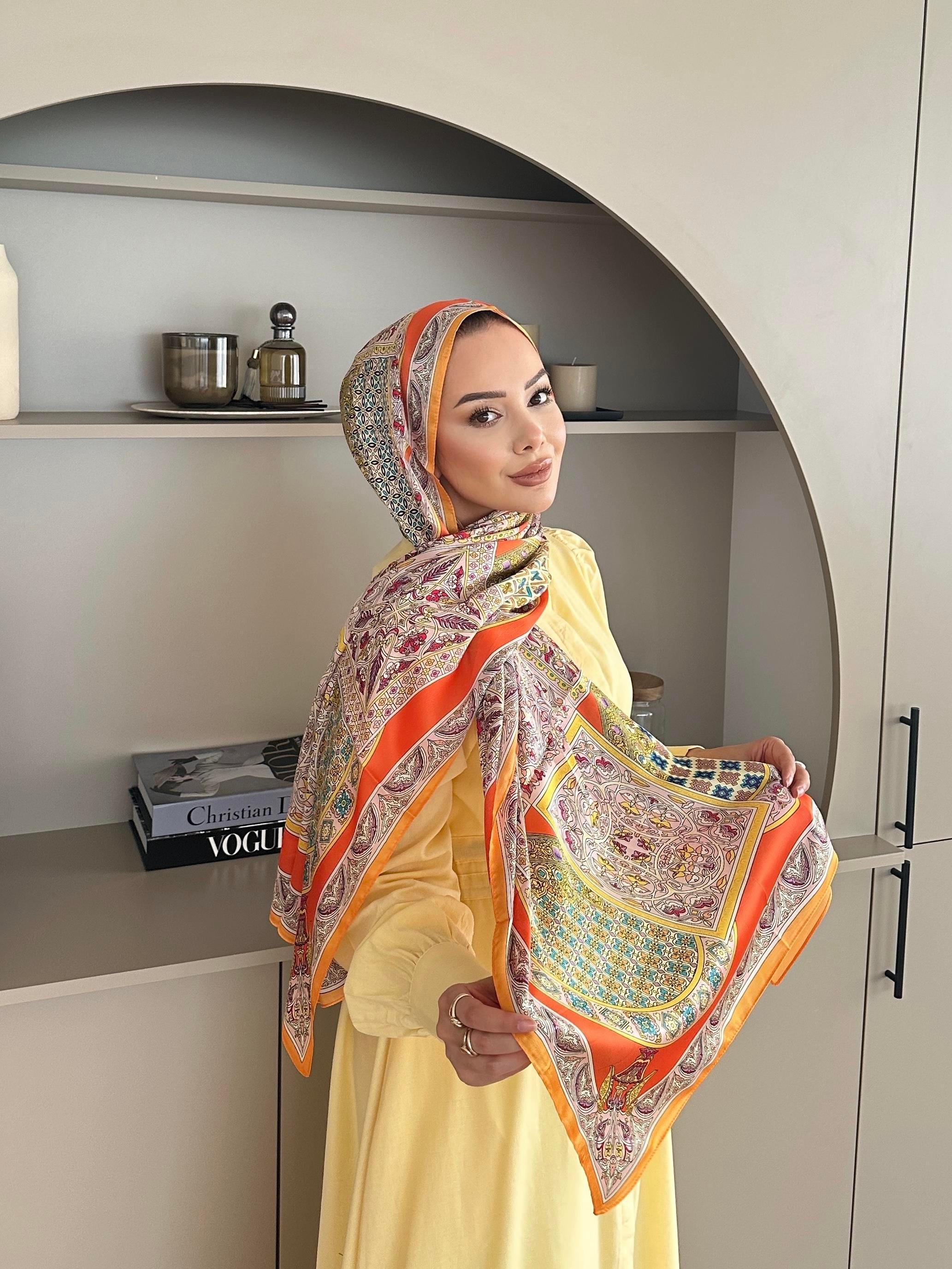 Asu İthal İpek Vual Şal Oranj