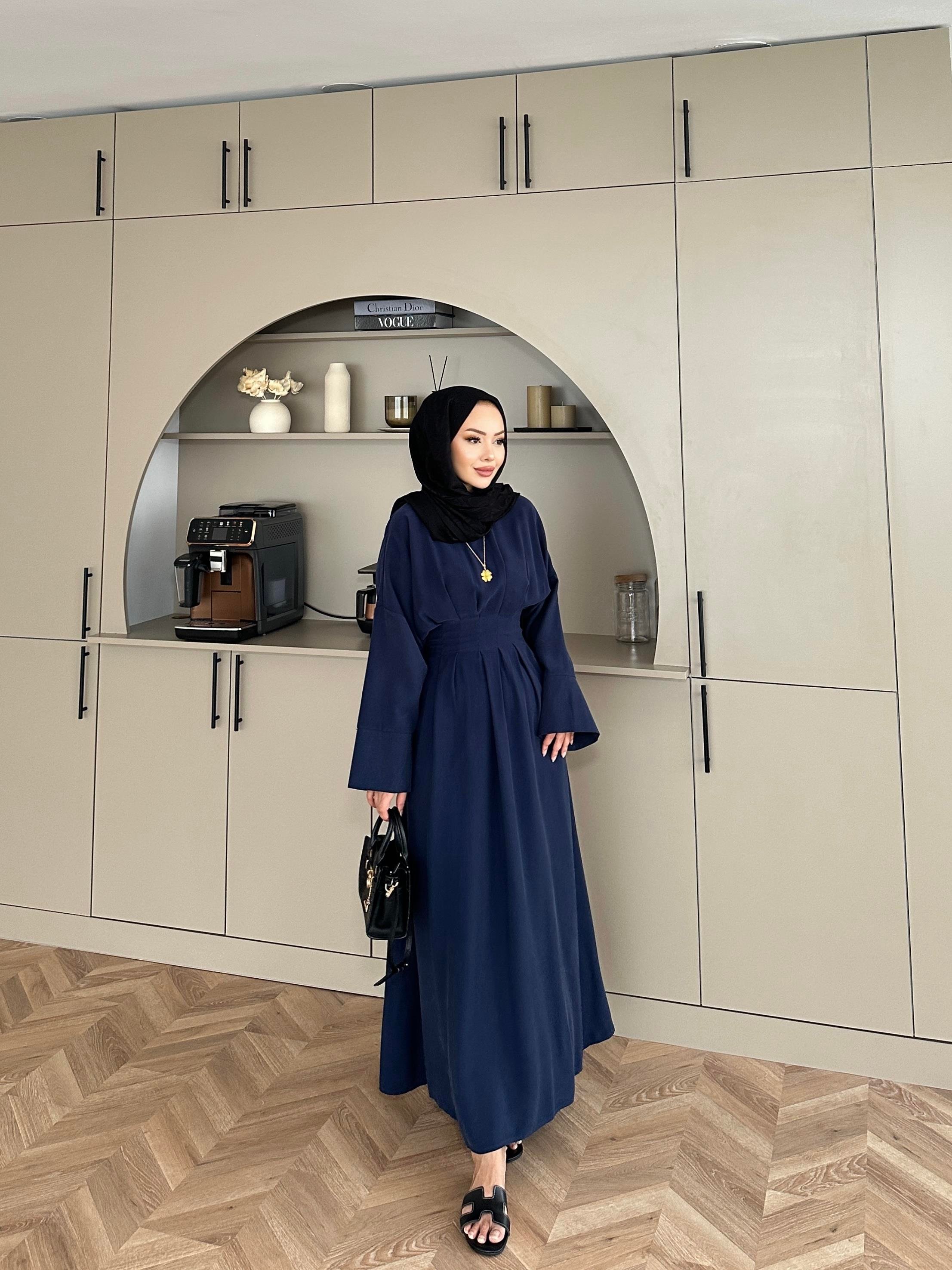 Benan Tensel Elbise Lacivert