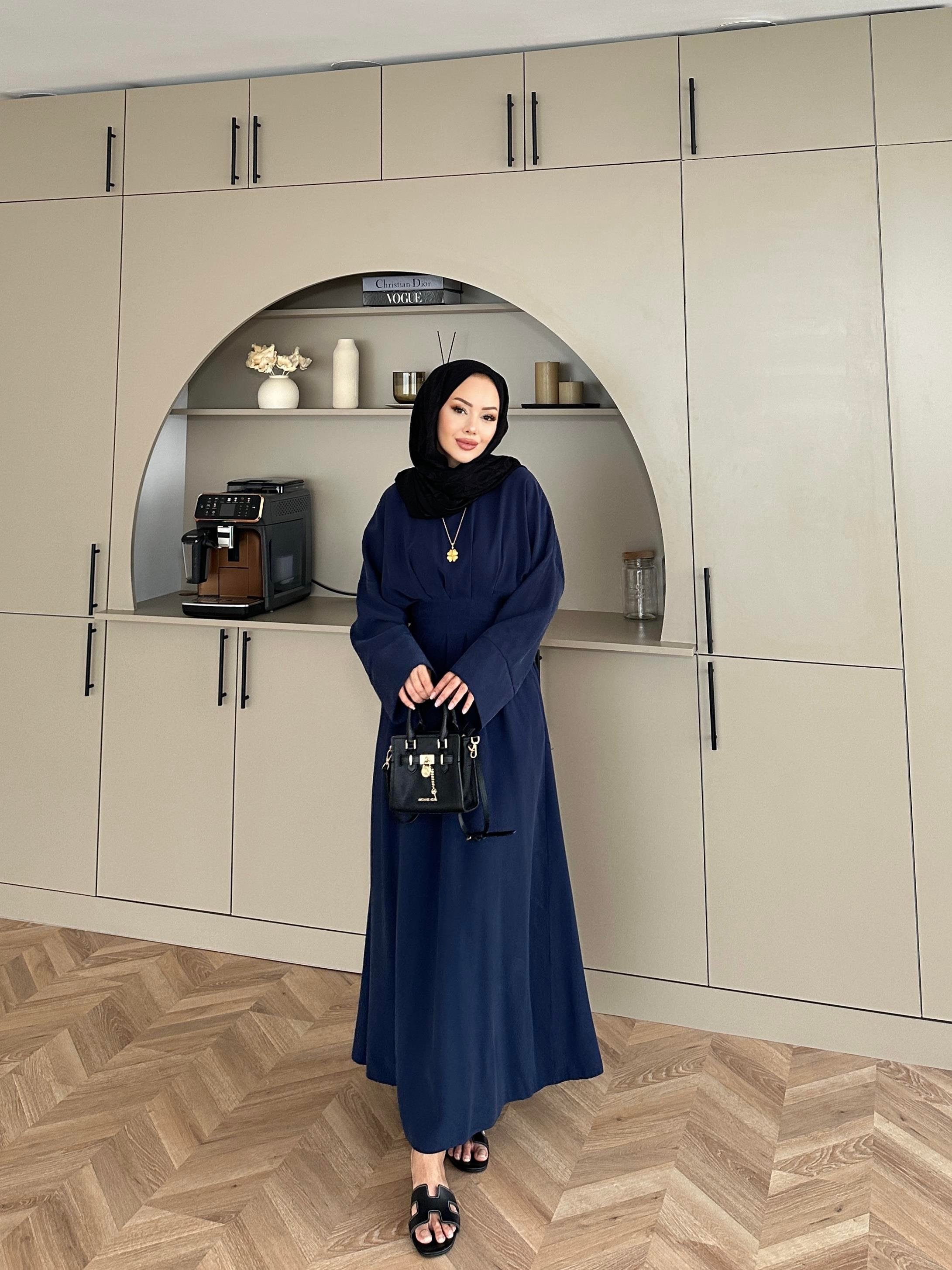 Benan Tensel Elbise Lacivert