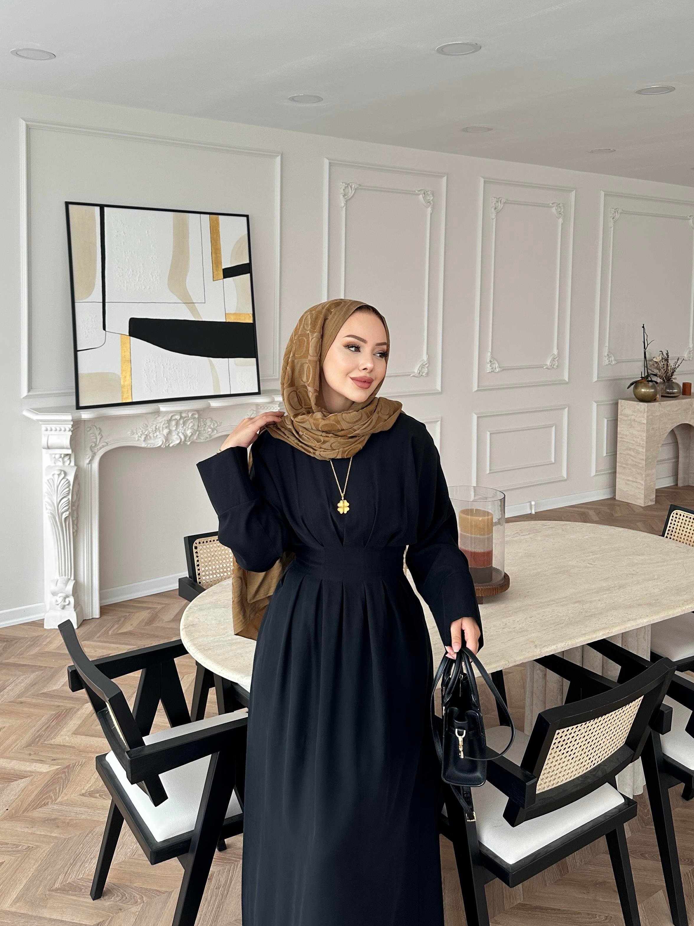 Benan Tensel Elbise Siyah