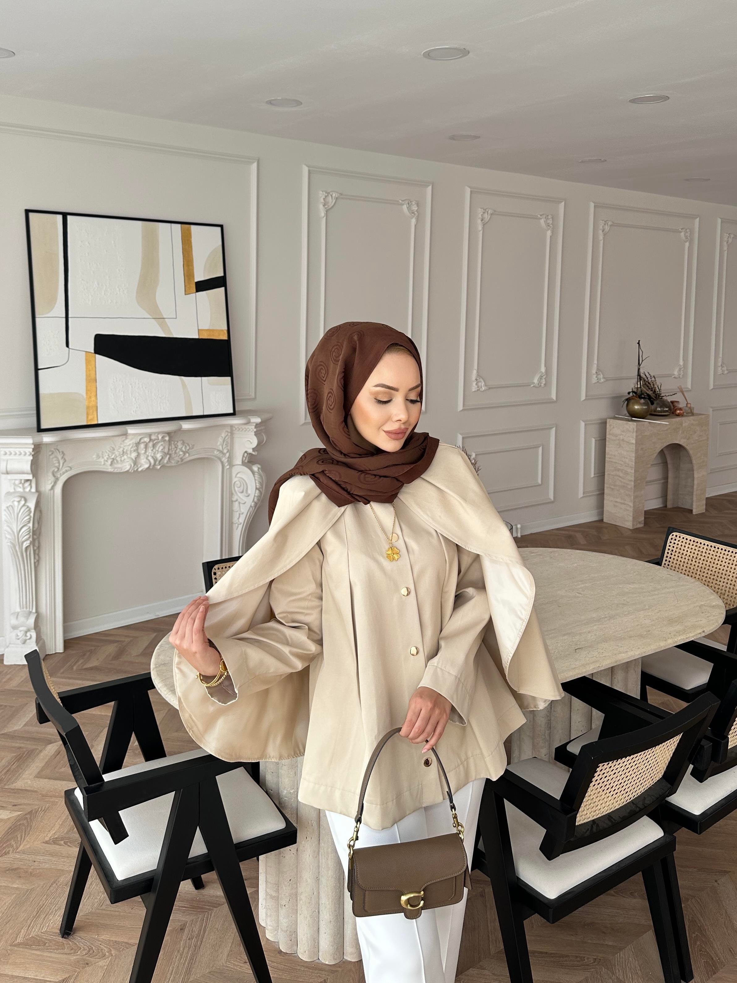 Blur Yarasa Kollu Trençkot Bej