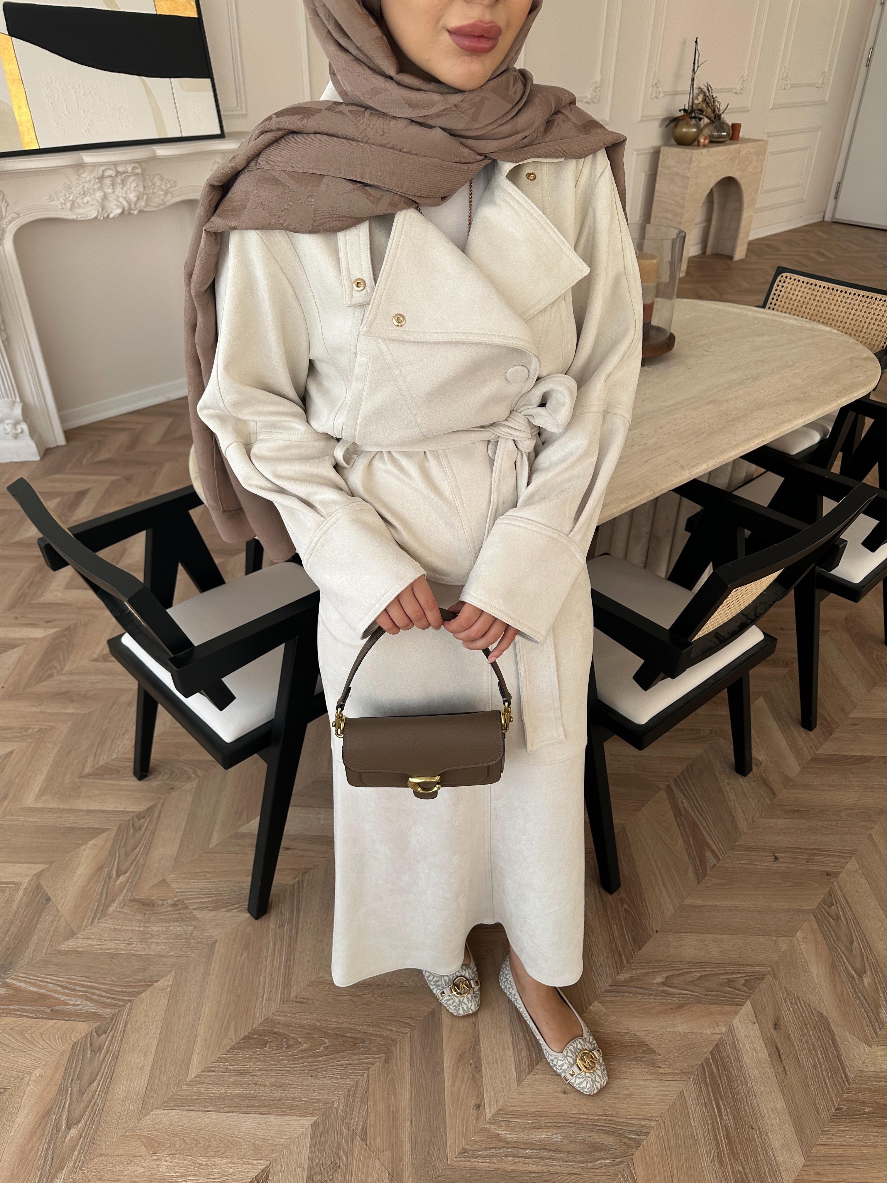 Bomber Ceketli Süet Etekli Takım Taş