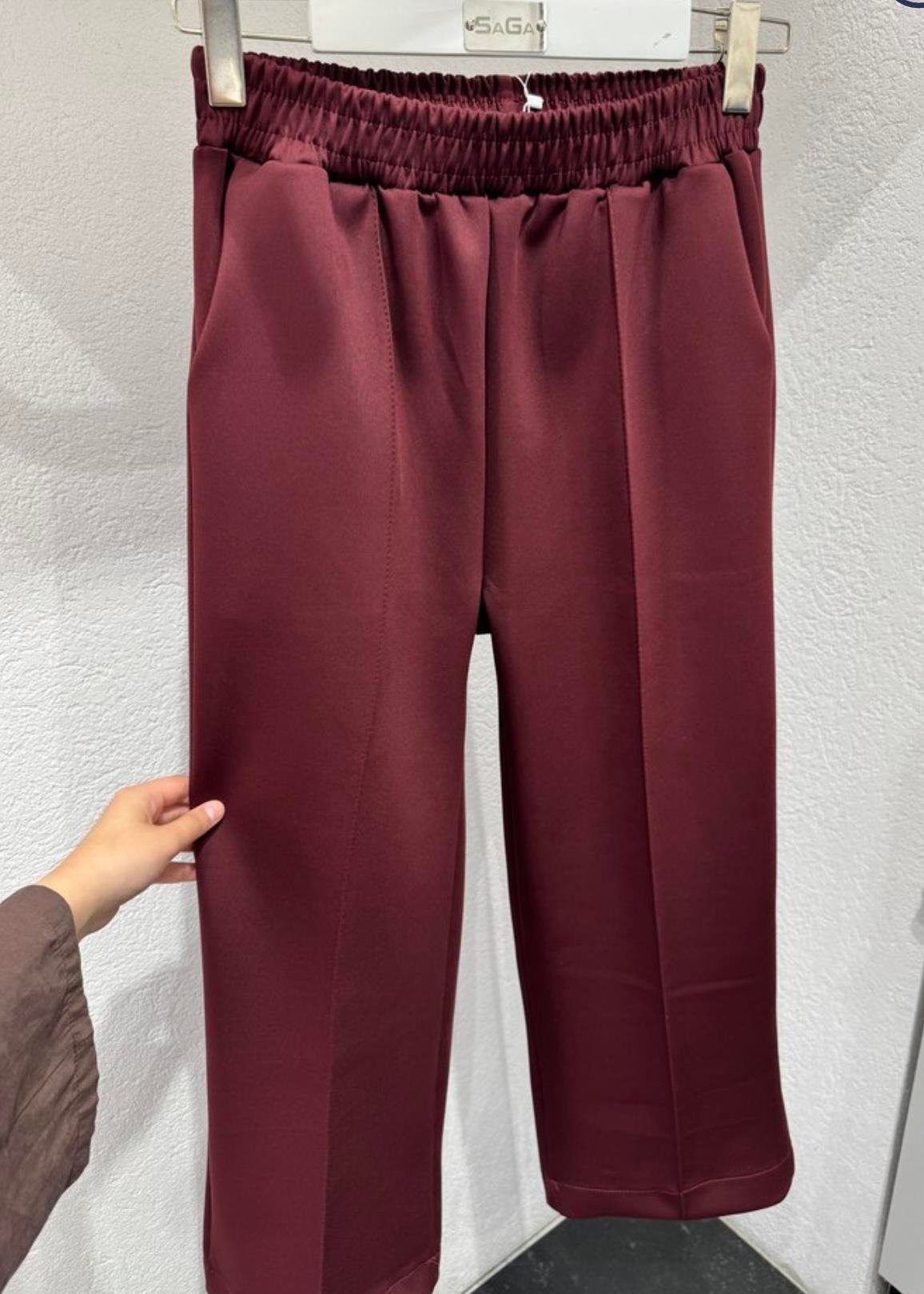 Çımalı Scuba Pantolon Bordo