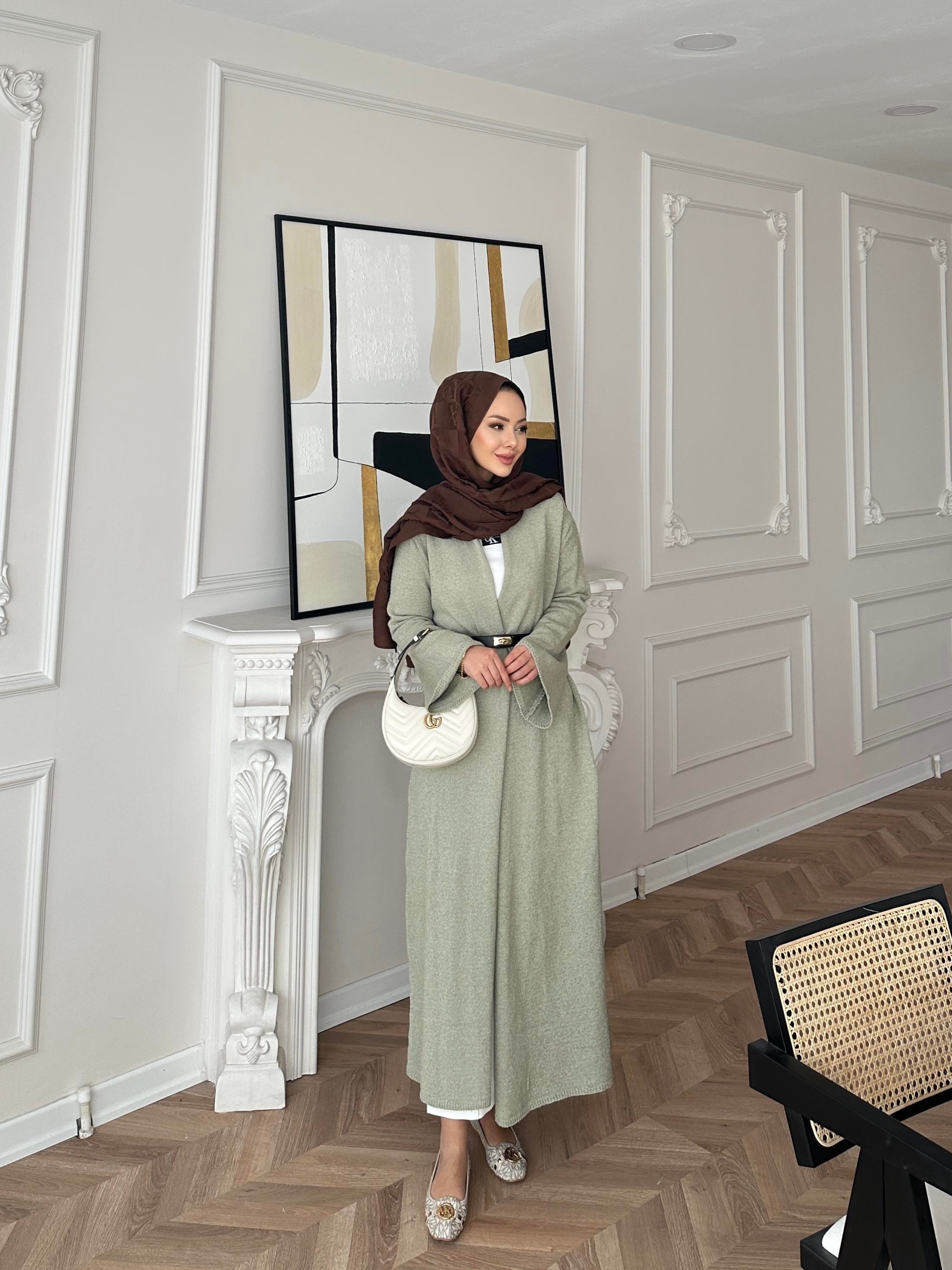 Dilay Triko Uzun Hırka Çağla 