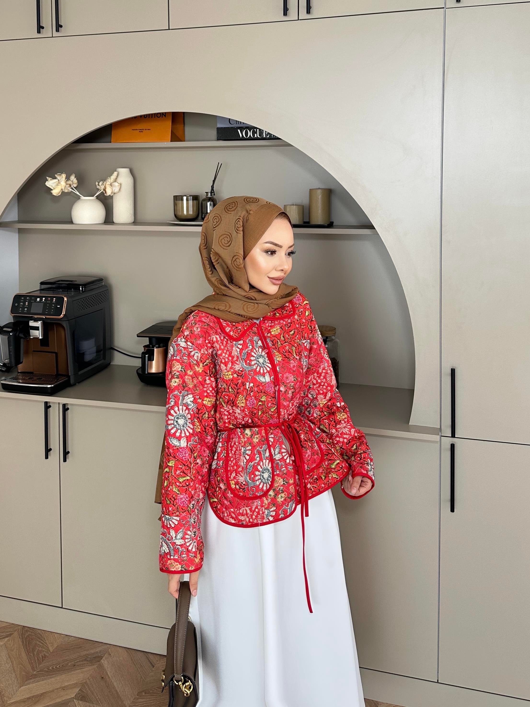 Doa Jakar Ceket Kırmızı