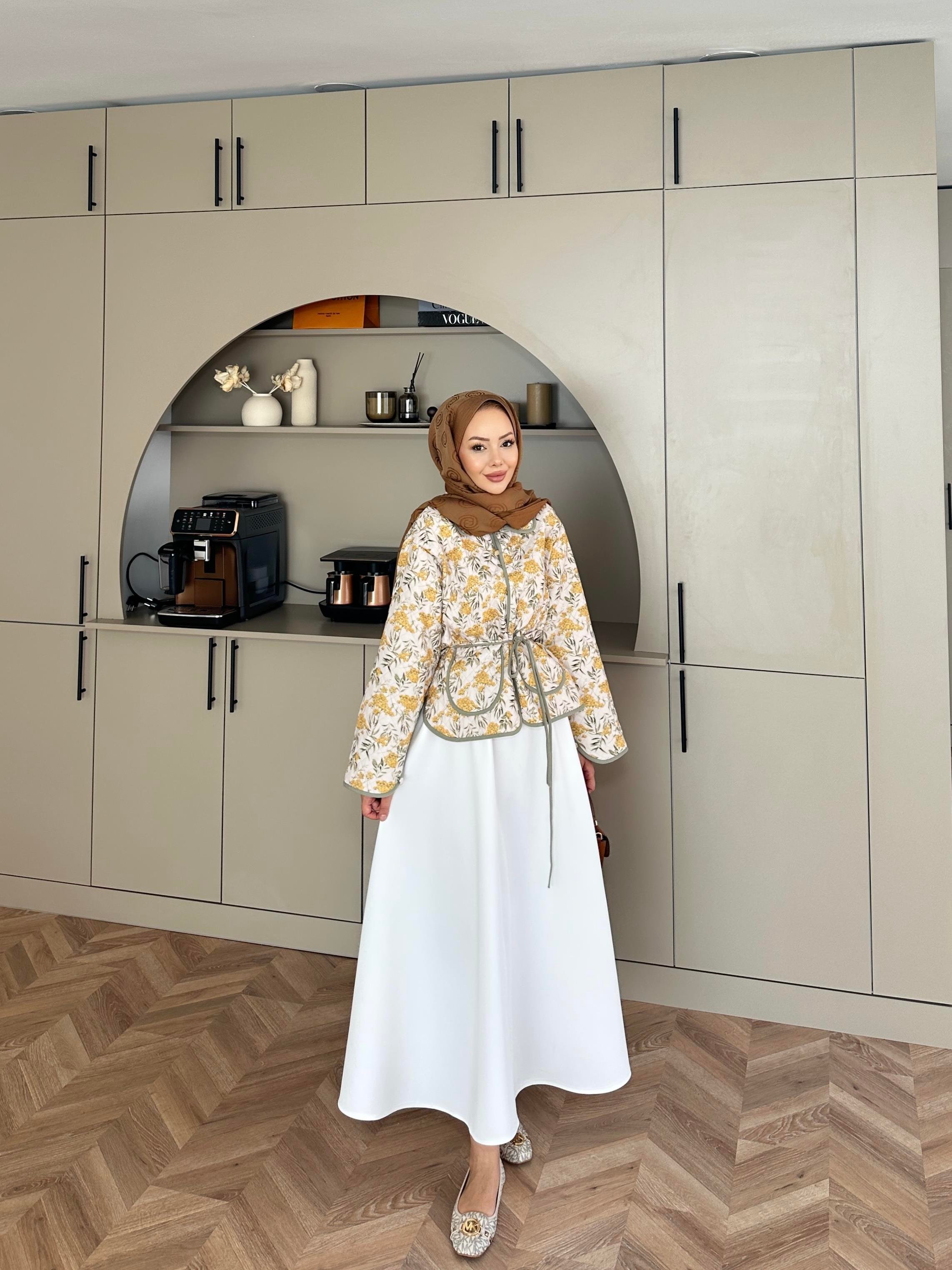 Doa Jakar Ceket Sarı