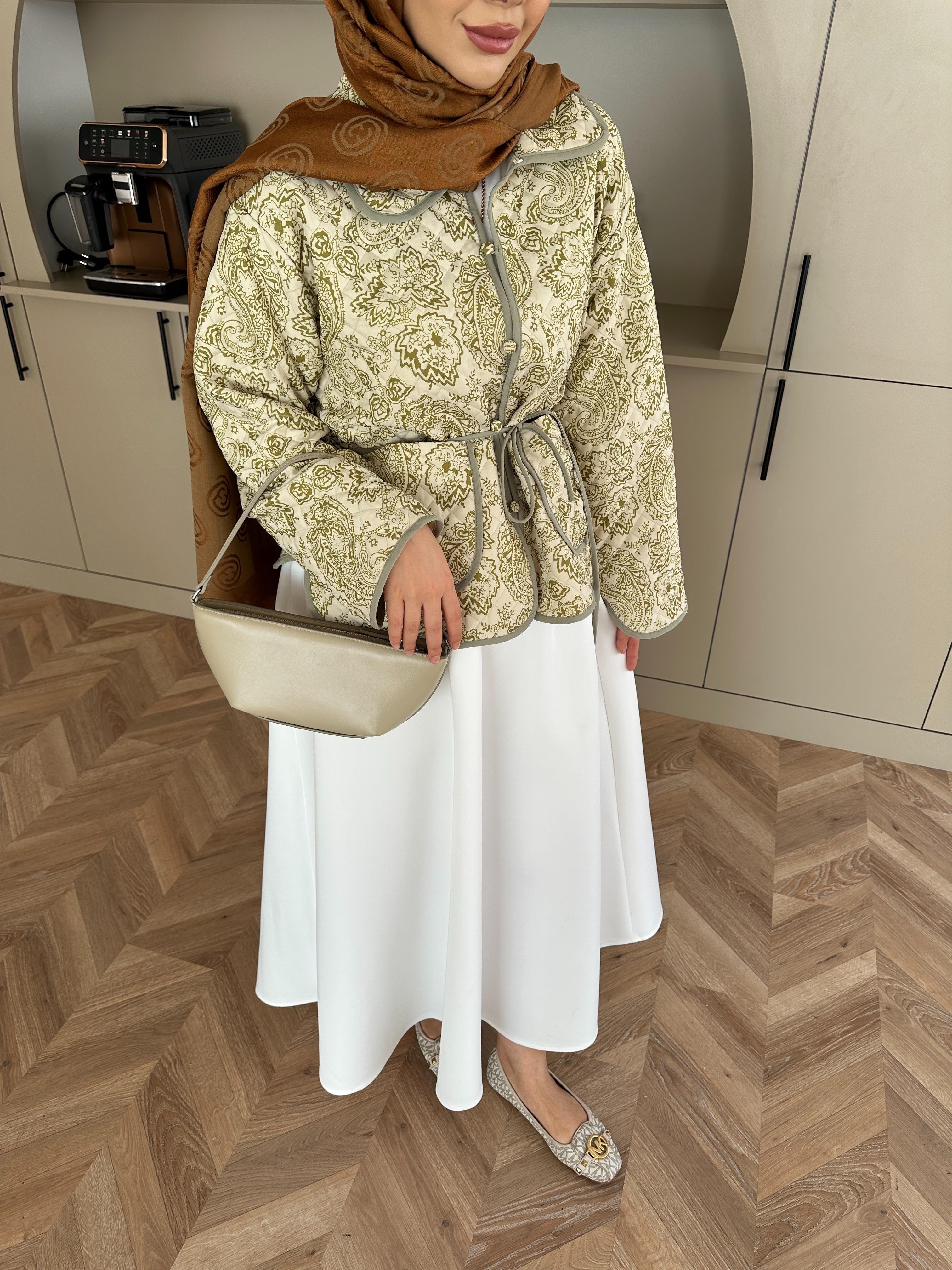 Doa Jakar Ceket Yeşil