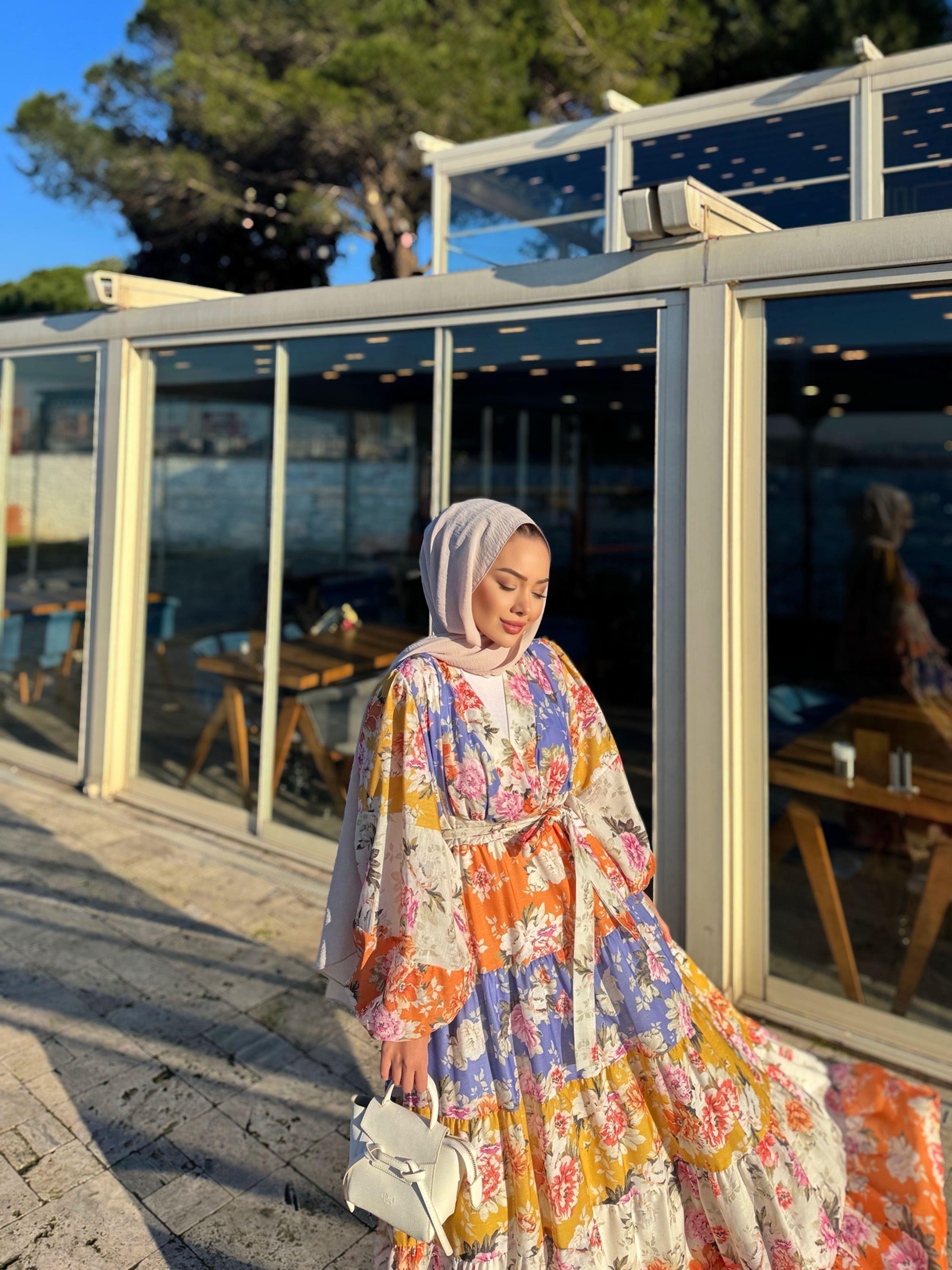 Elara Çiçekli Elbise