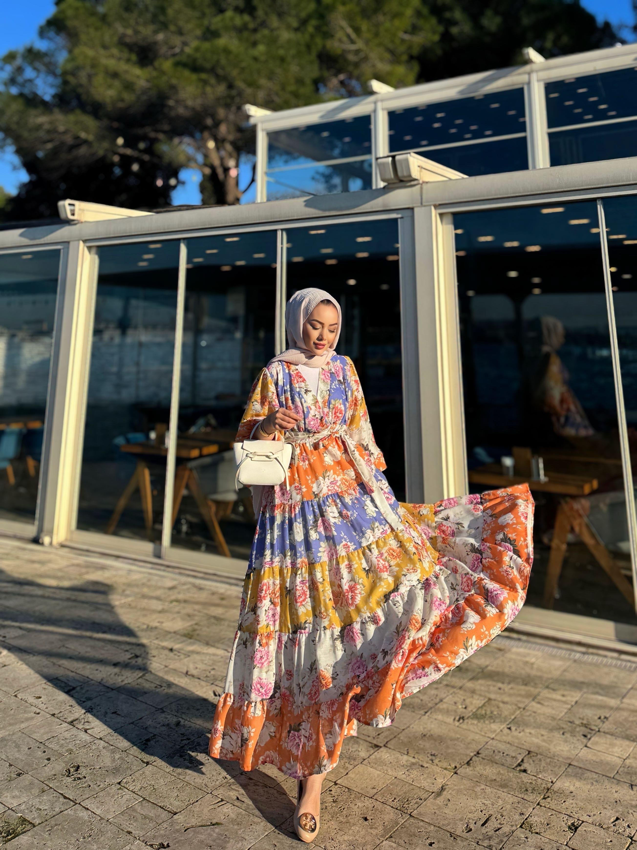 Elara Çiçekli Elbise