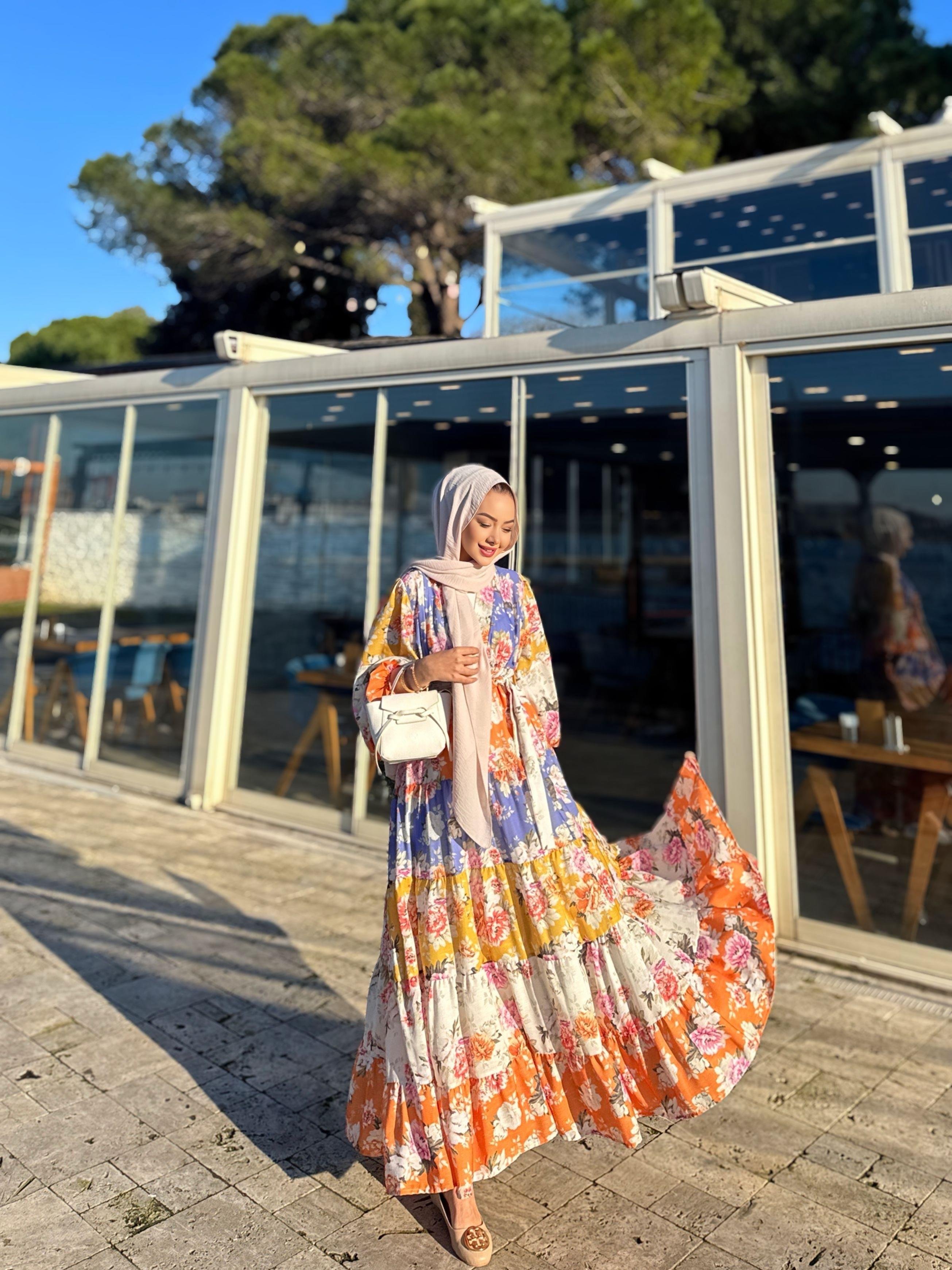 Elara Çiçekli Elbise