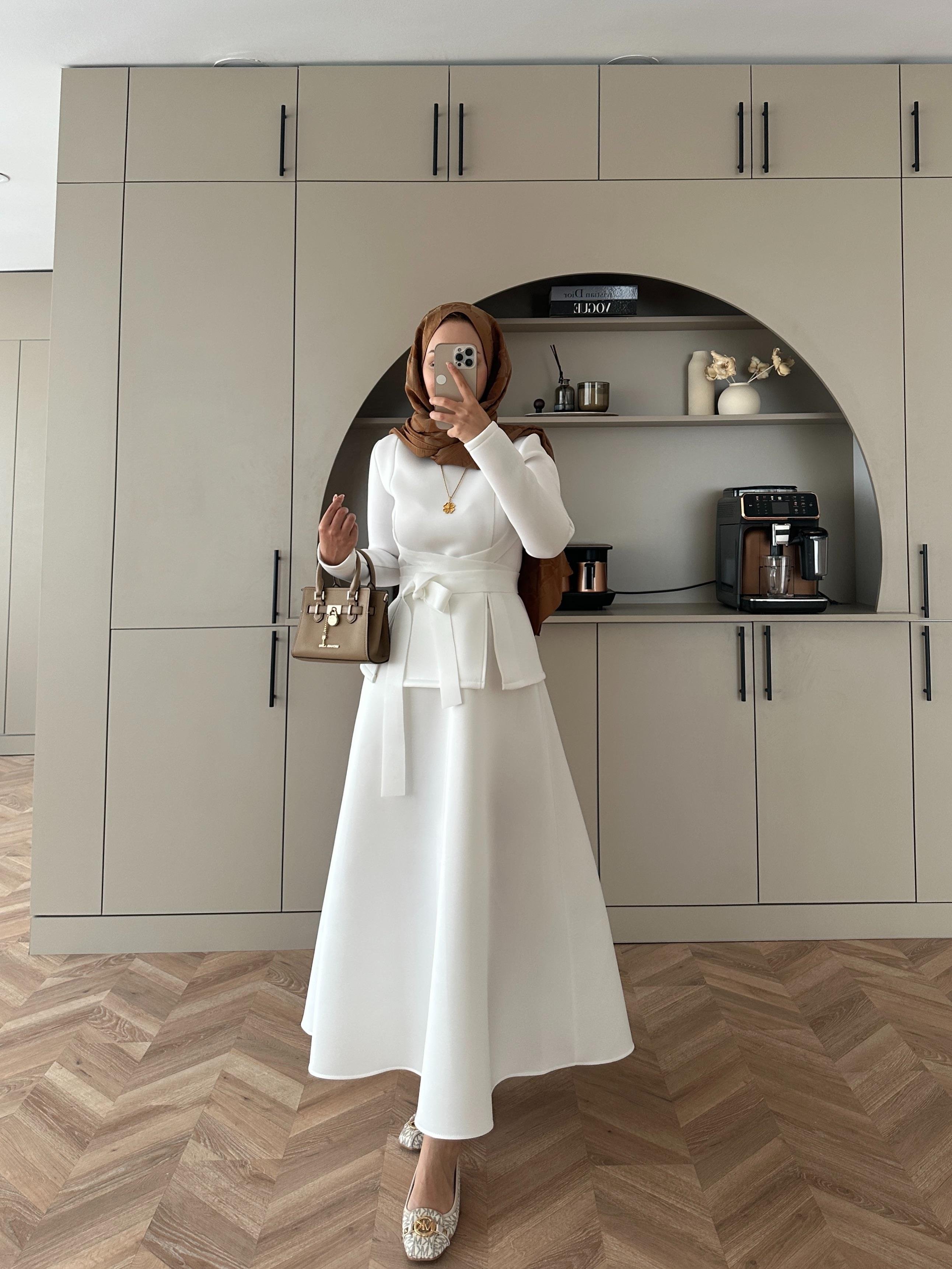 Esla Scuba Etekli Takım Beyaz