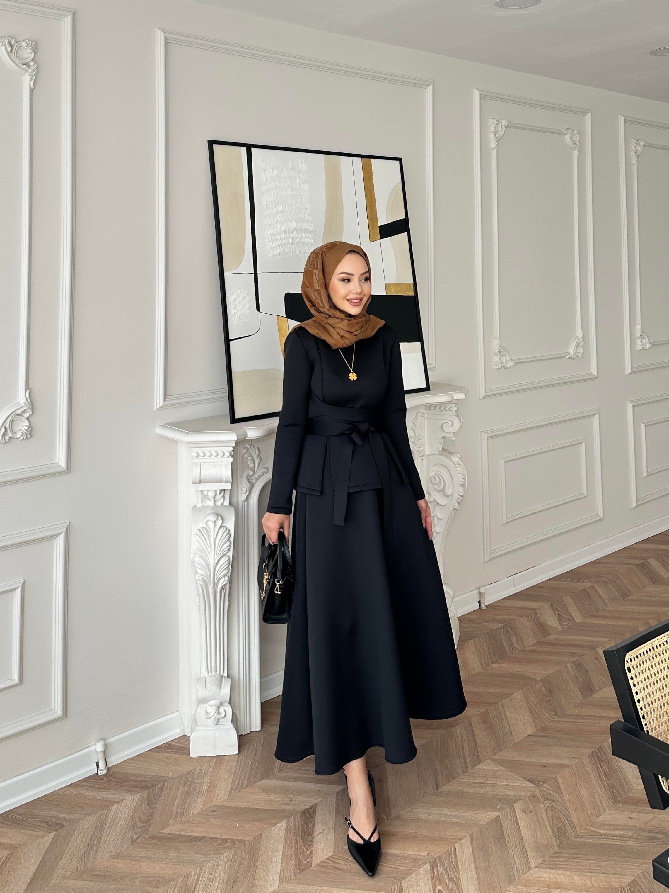 Esla Scuba Etekli Takım Siyah