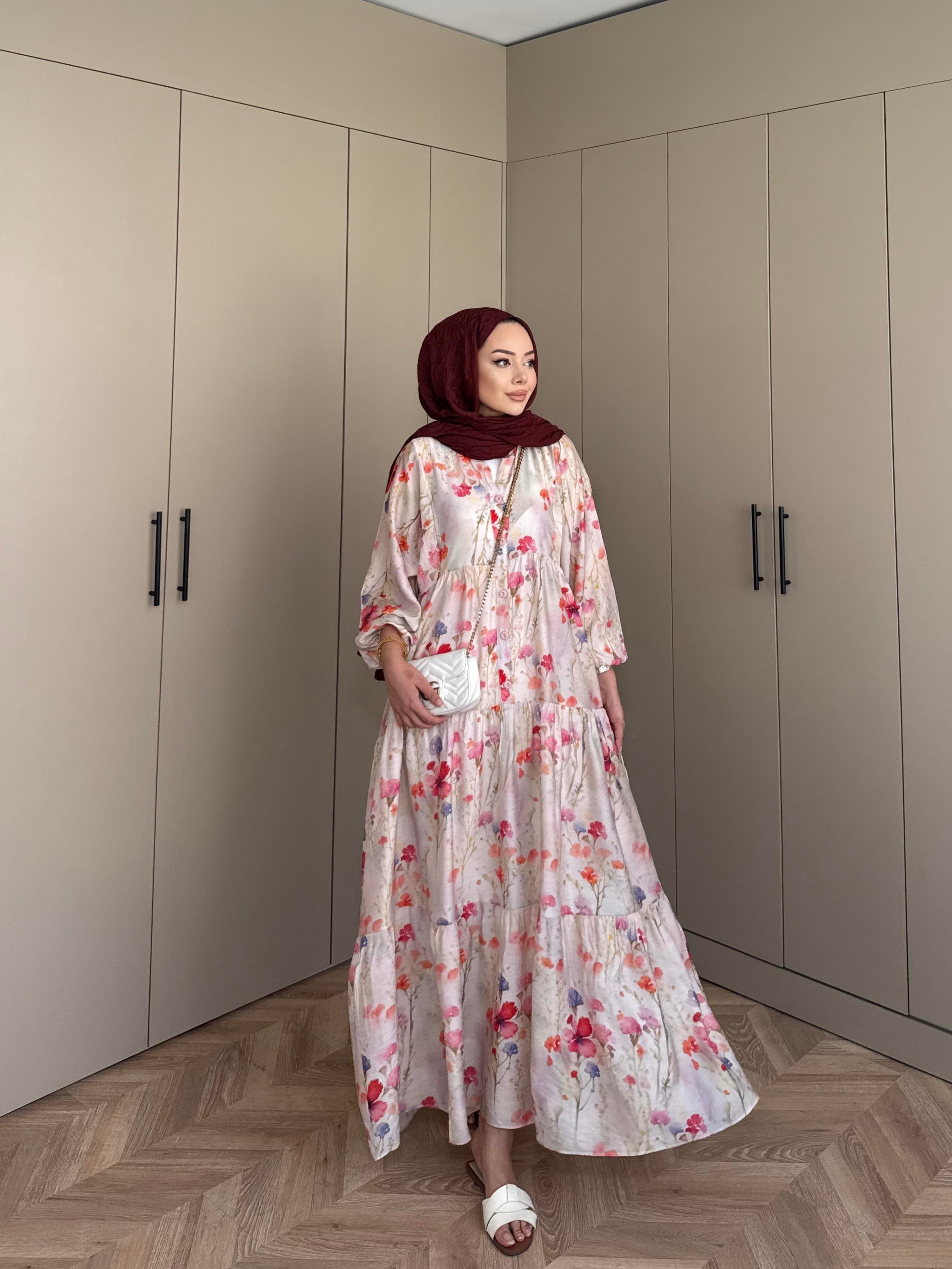 Eslem Pamuk Vual Elbise