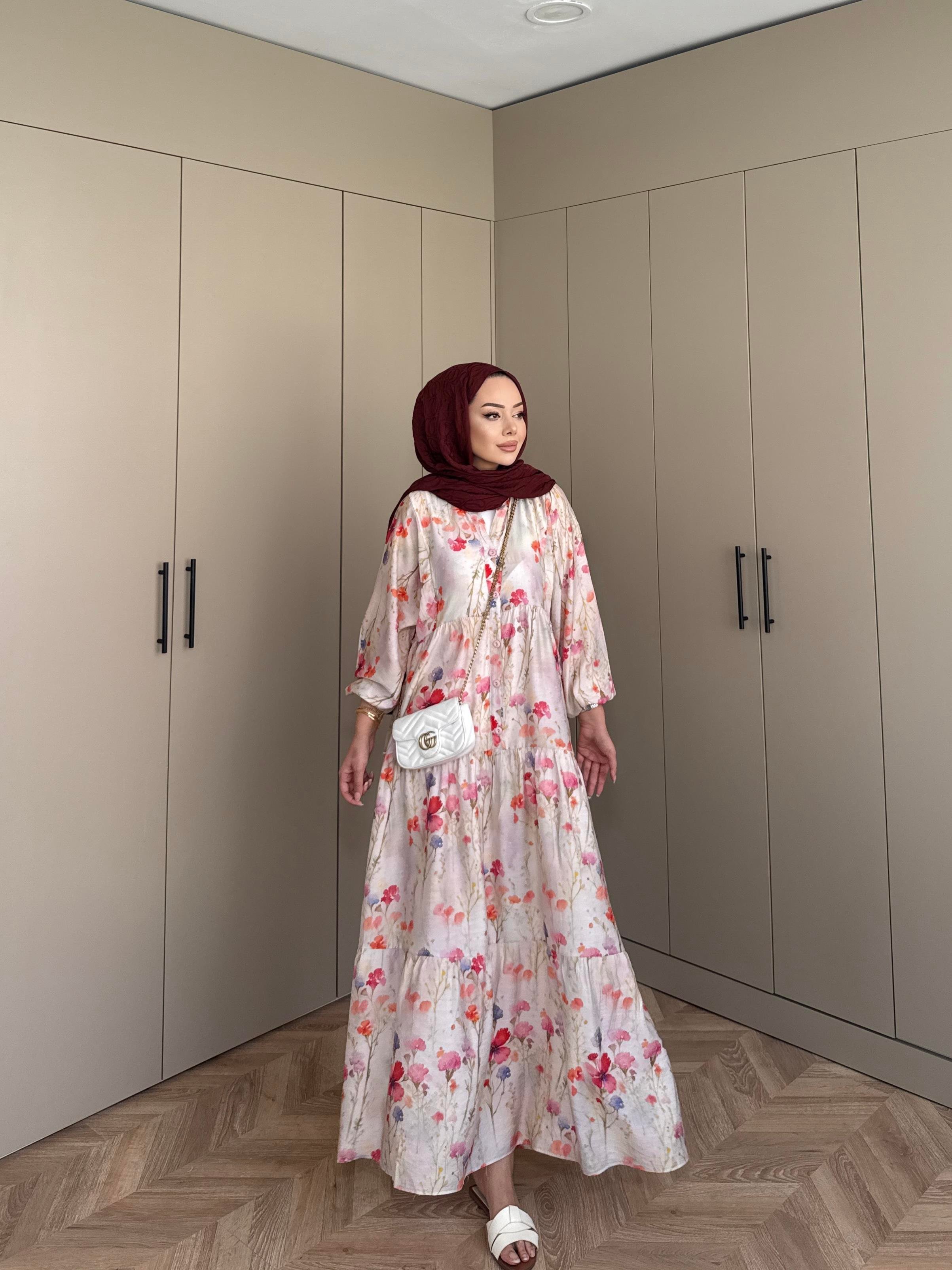 Eslem Pamuk Vual Elbise