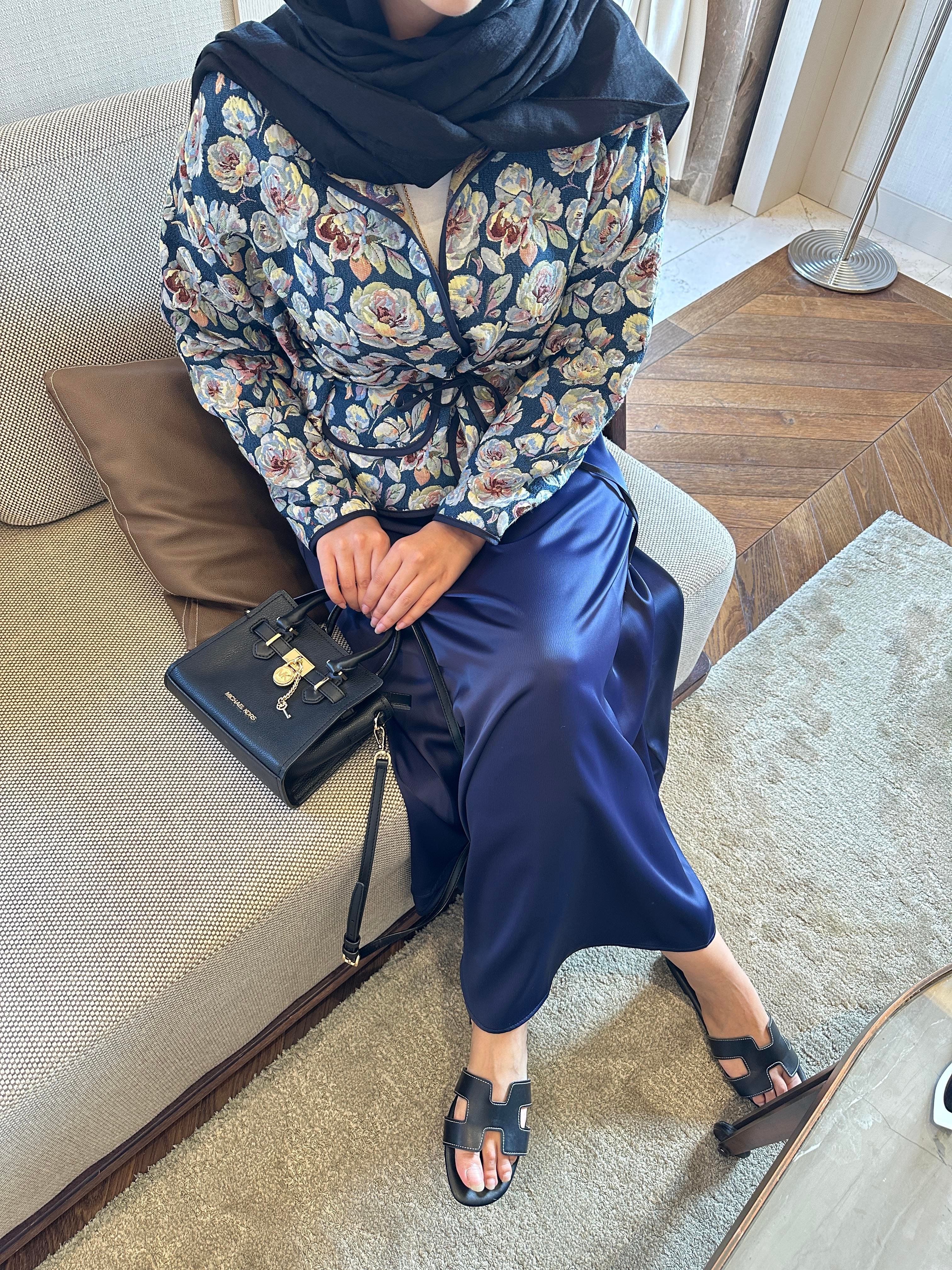 Eva Saten Etek Lacivert